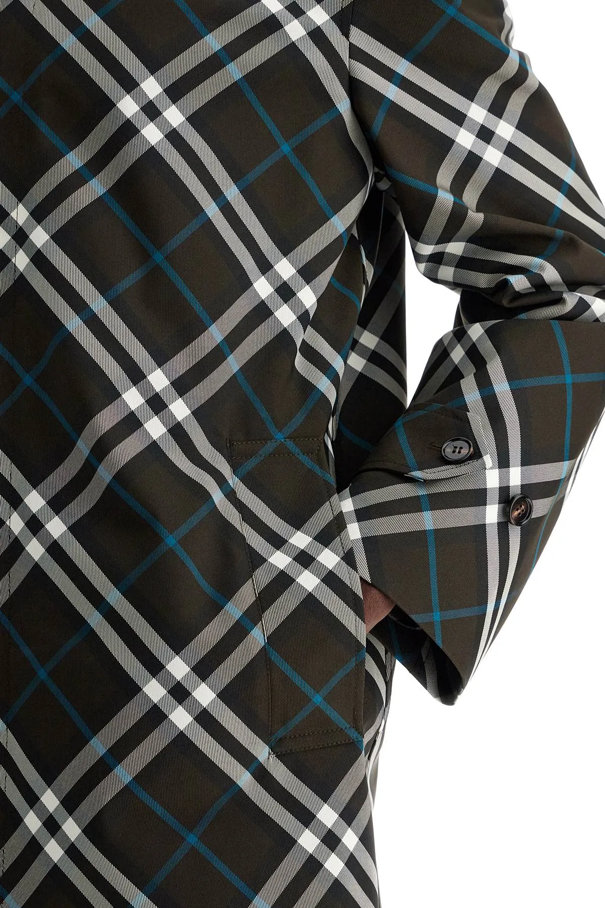 ERED\N\N'CHECKERED NYLON CAR COAT