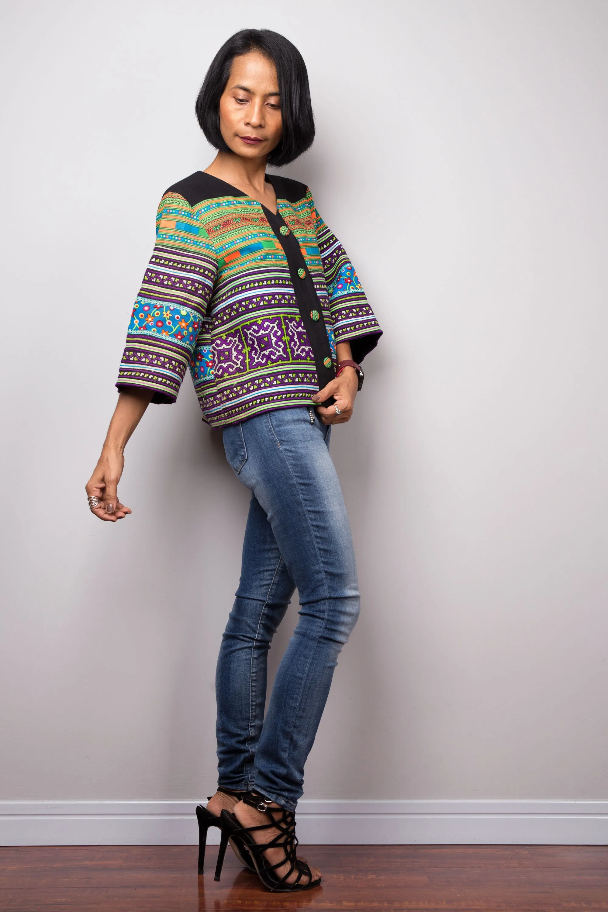 Hill tribe Blouse Top