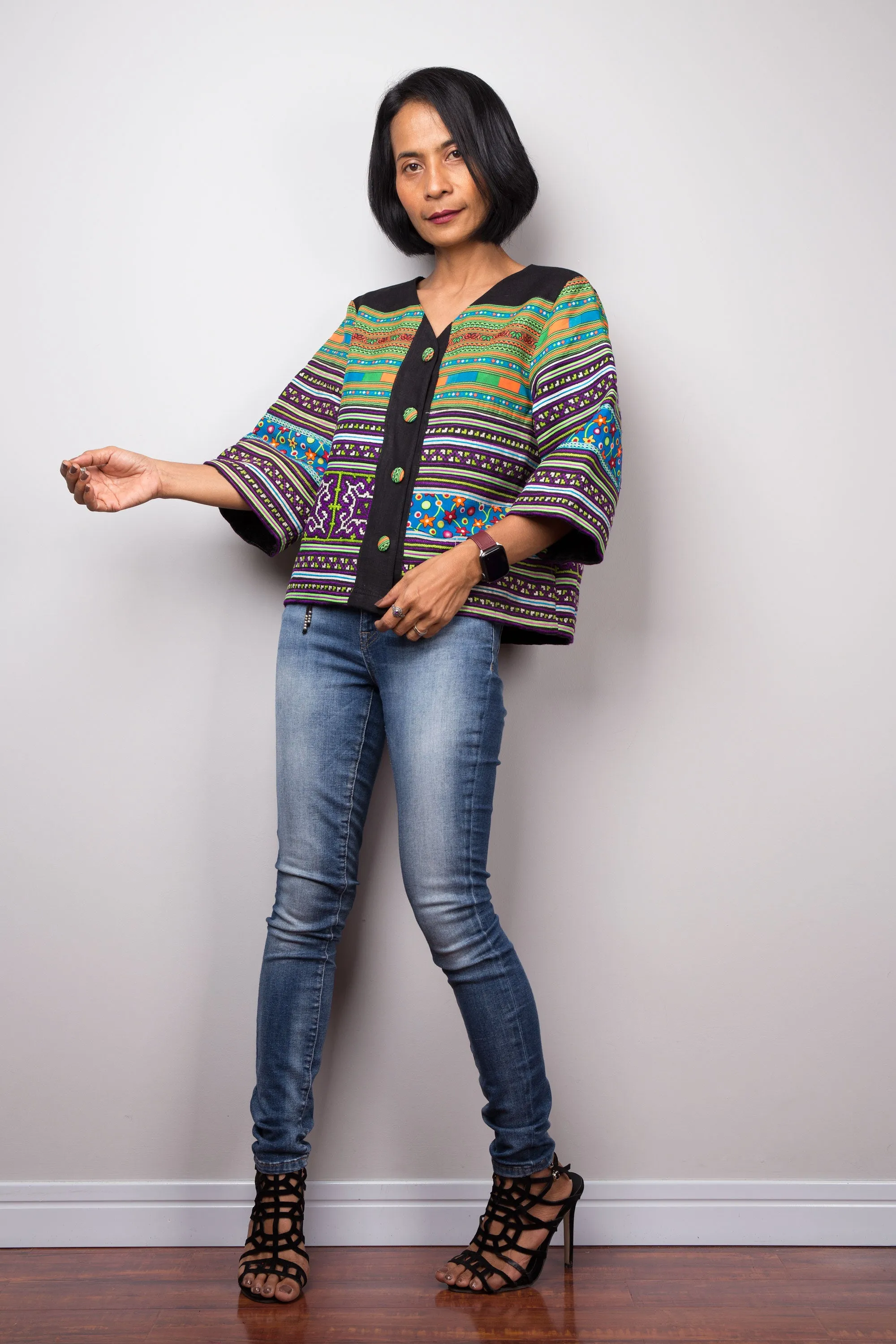 Hill tribe Blouse Top