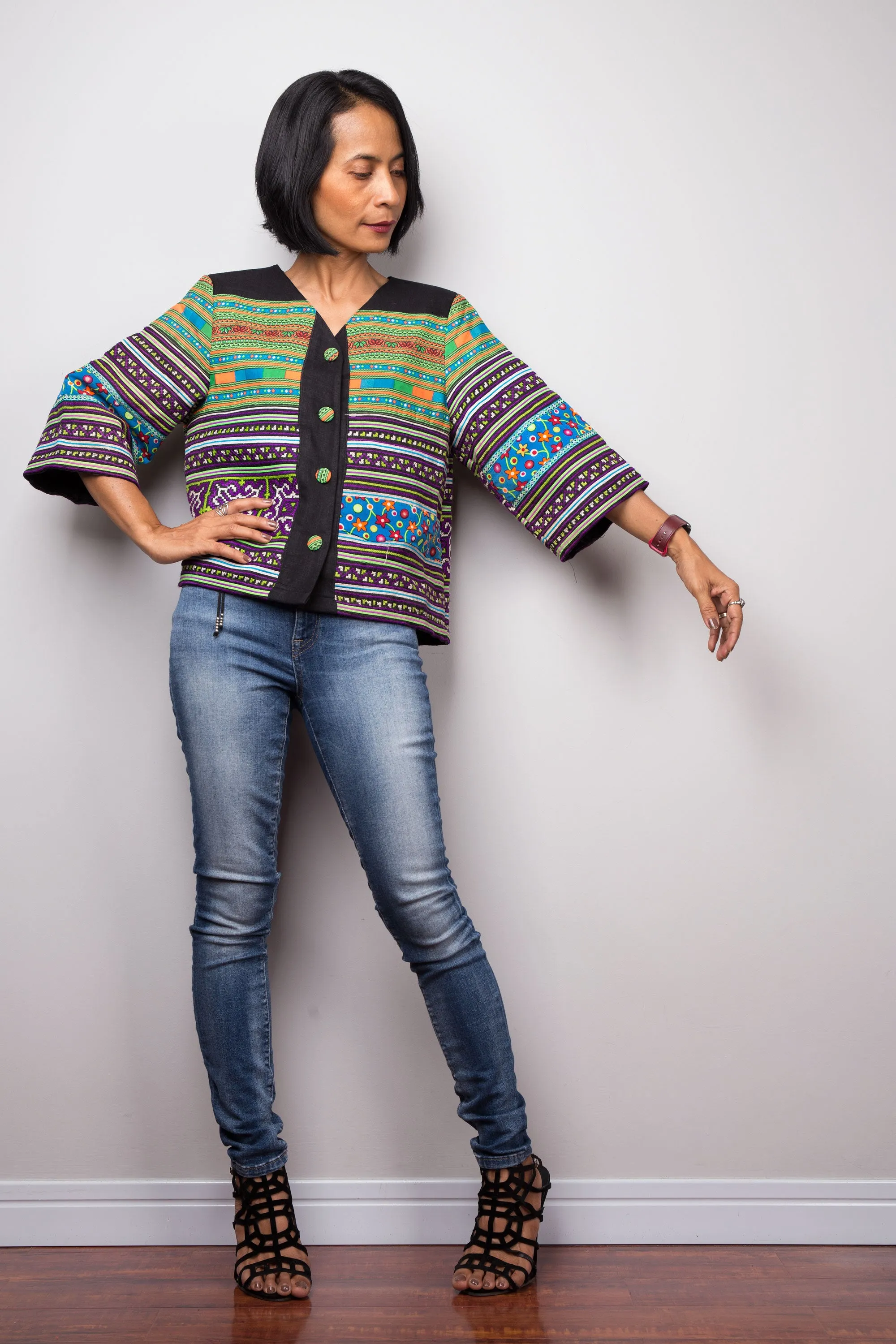 Hill tribe Blouse Top
