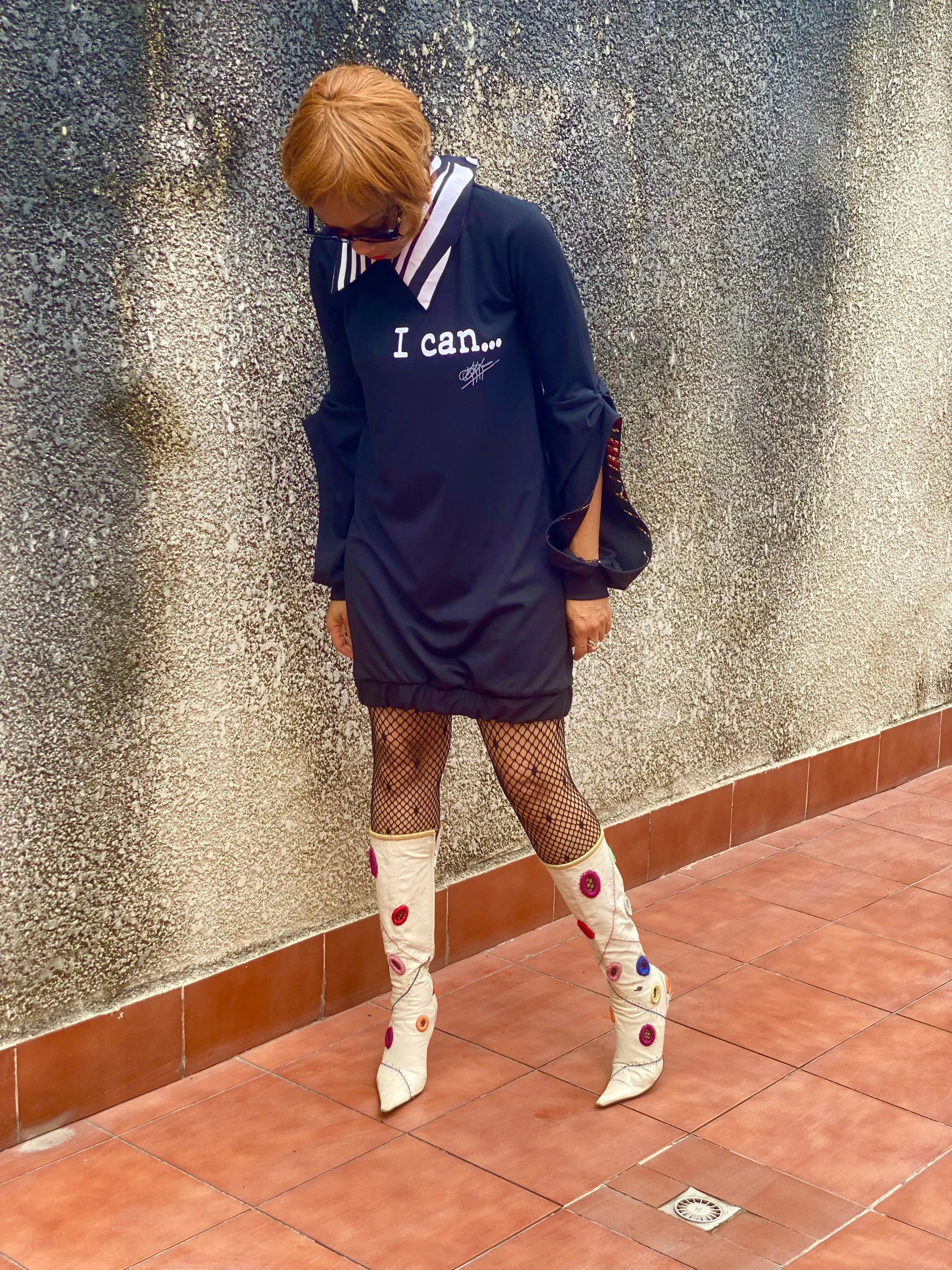 ‘I CAN’ Empowerment Short Dress