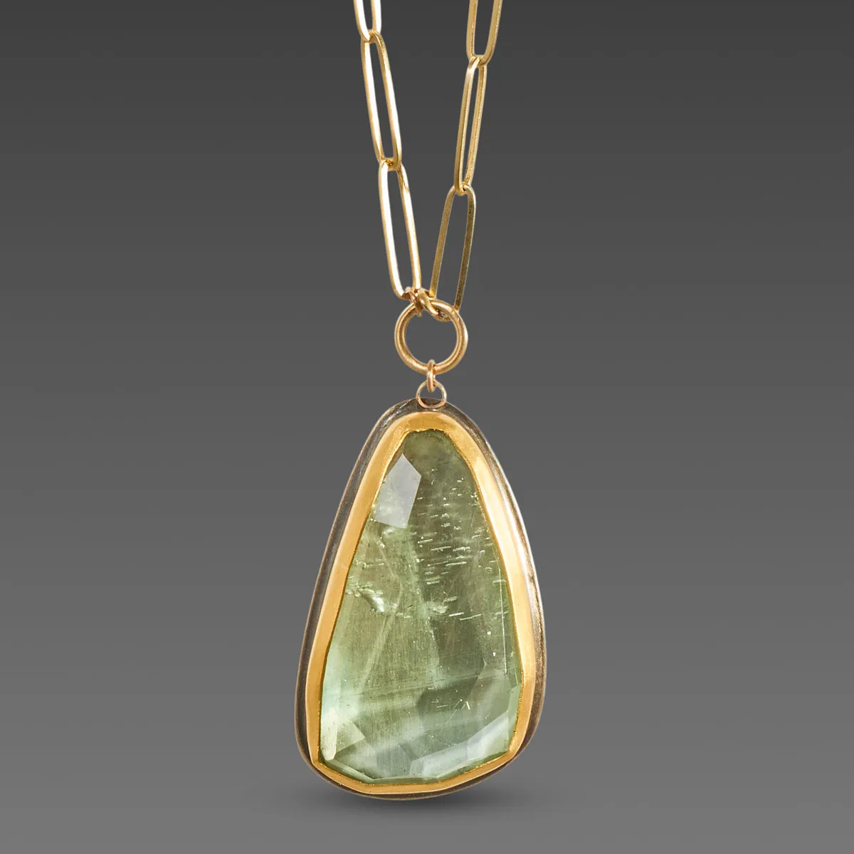 Icy Aquamarine Necklace