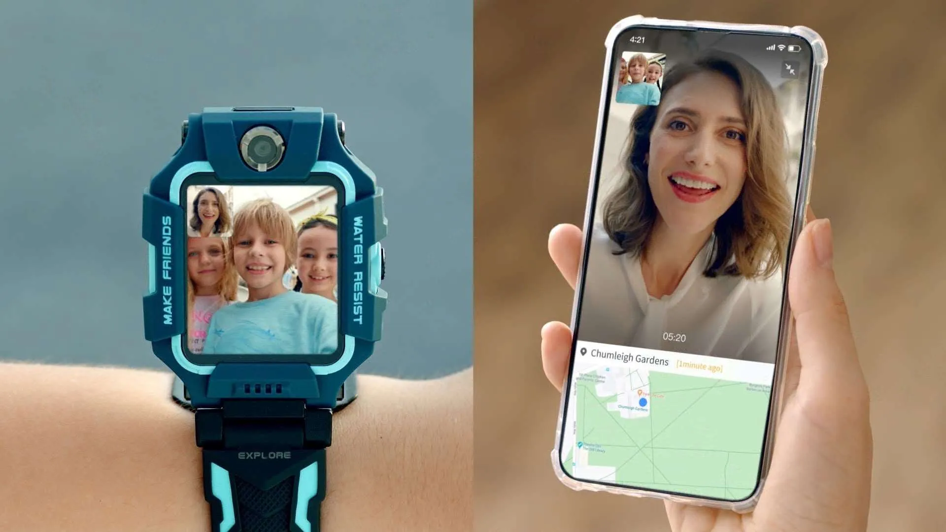 iMoo Z6 Kids Protective Smart Watch | GPS Tracking