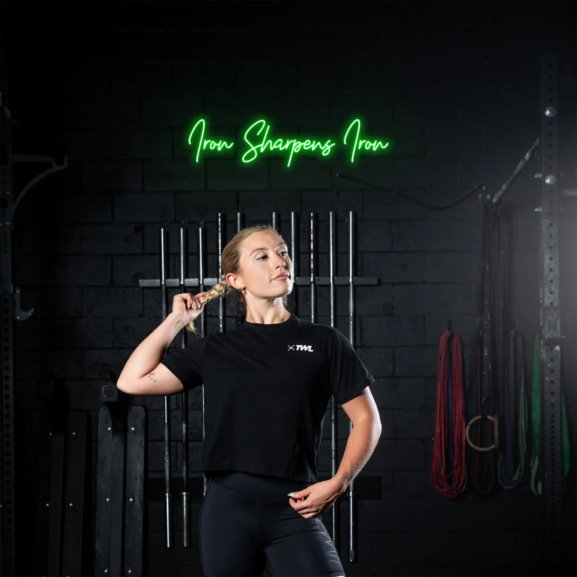 Iron Sharpens Iron LED Neon Sign - MADE TO ORDER