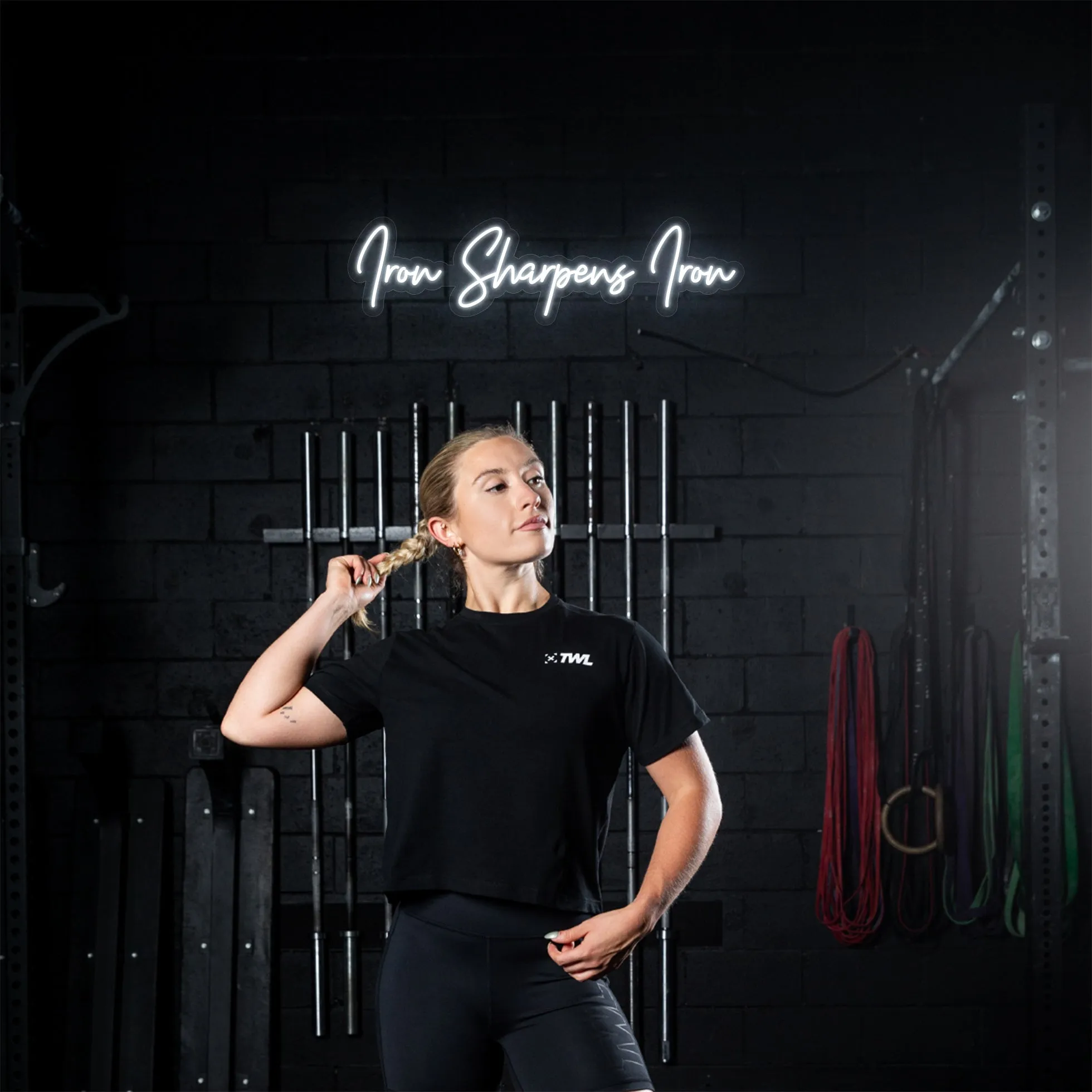 Iron Sharpens Iron LED Neon Sign - MADE TO ORDER