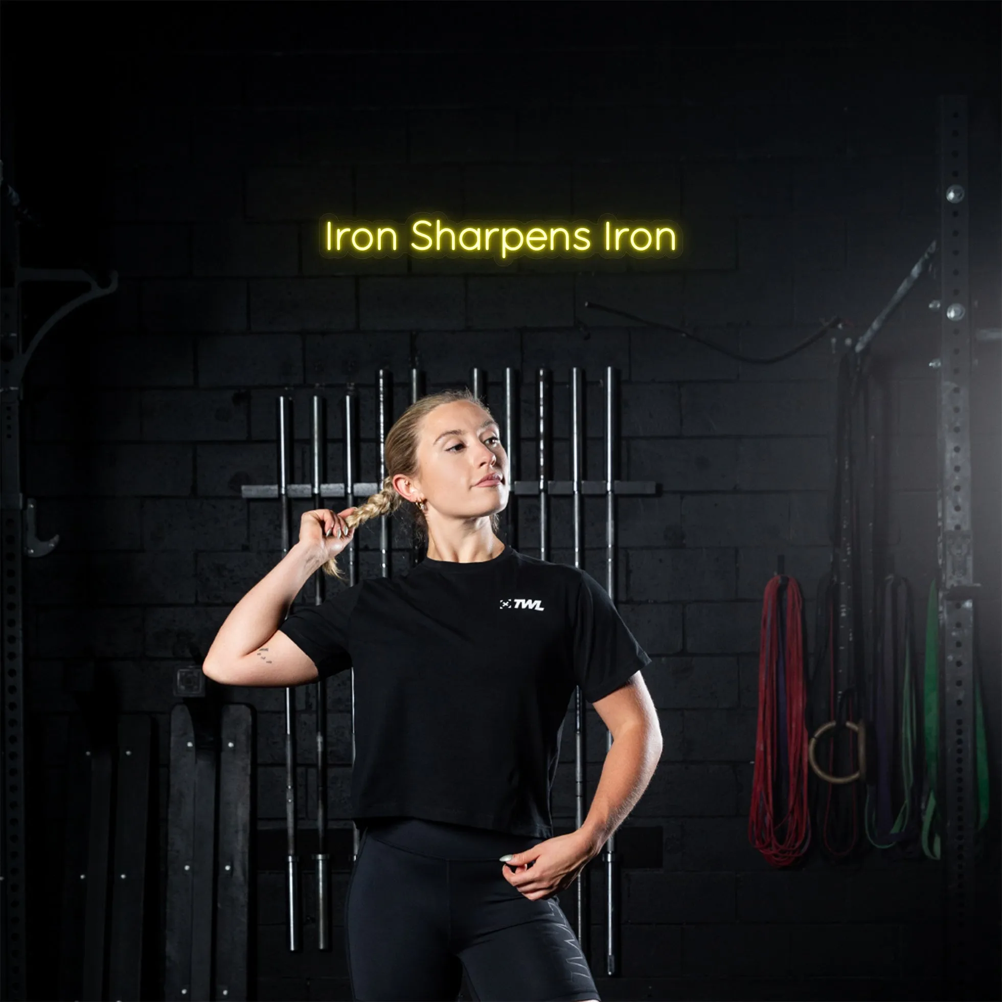 Iron Sharpens Iron LED Neon Sign - MADE TO ORDER