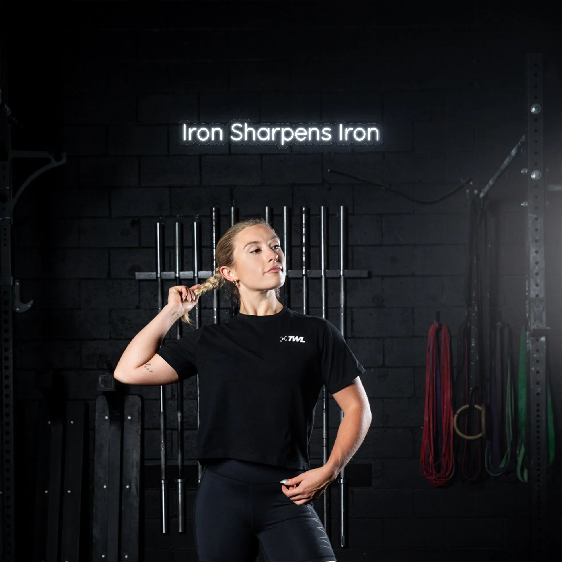 Iron Sharpens Iron LED Neon Sign - MADE TO ORDER