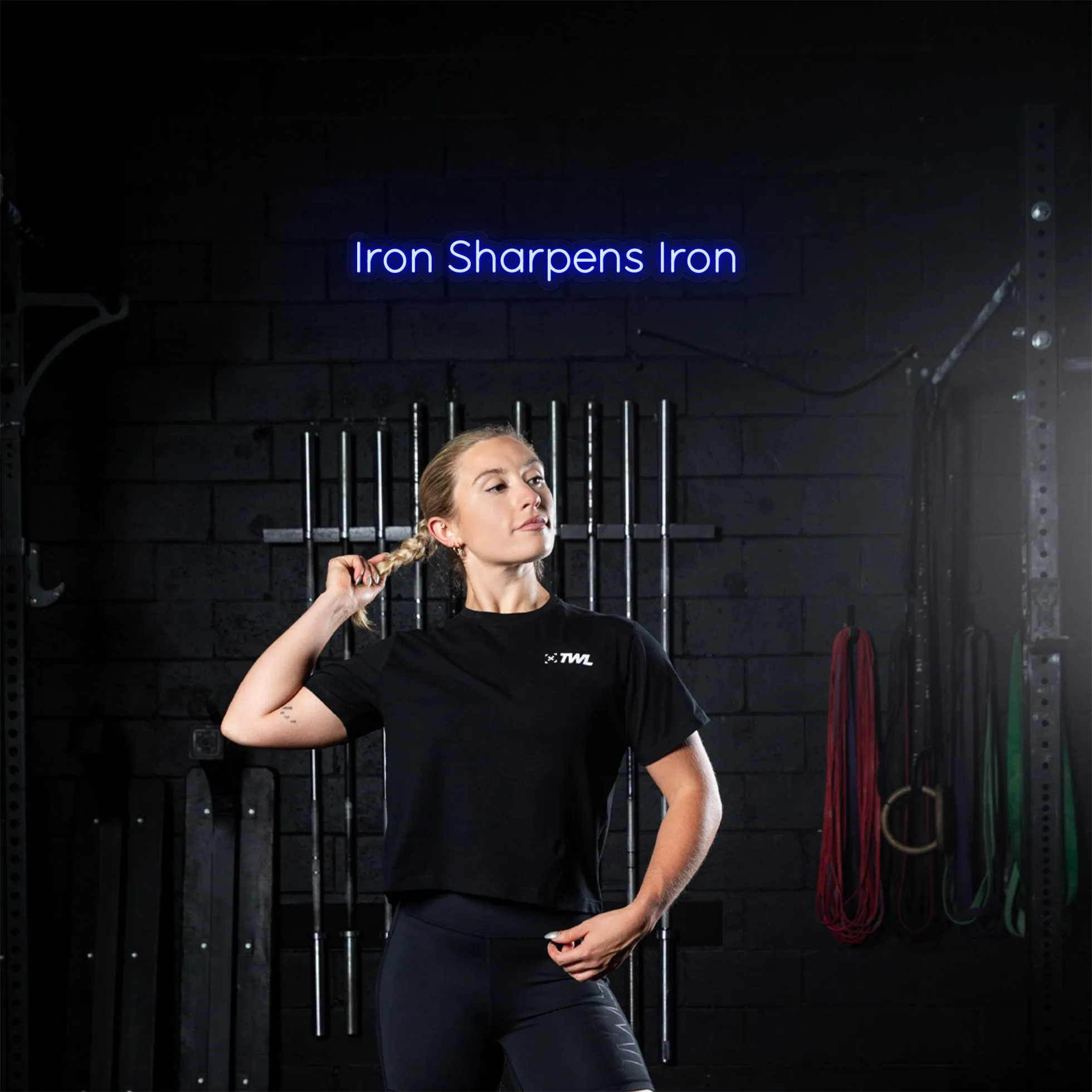 Iron Sharpens Iron LED Neon Sign - MADE TO ORDER