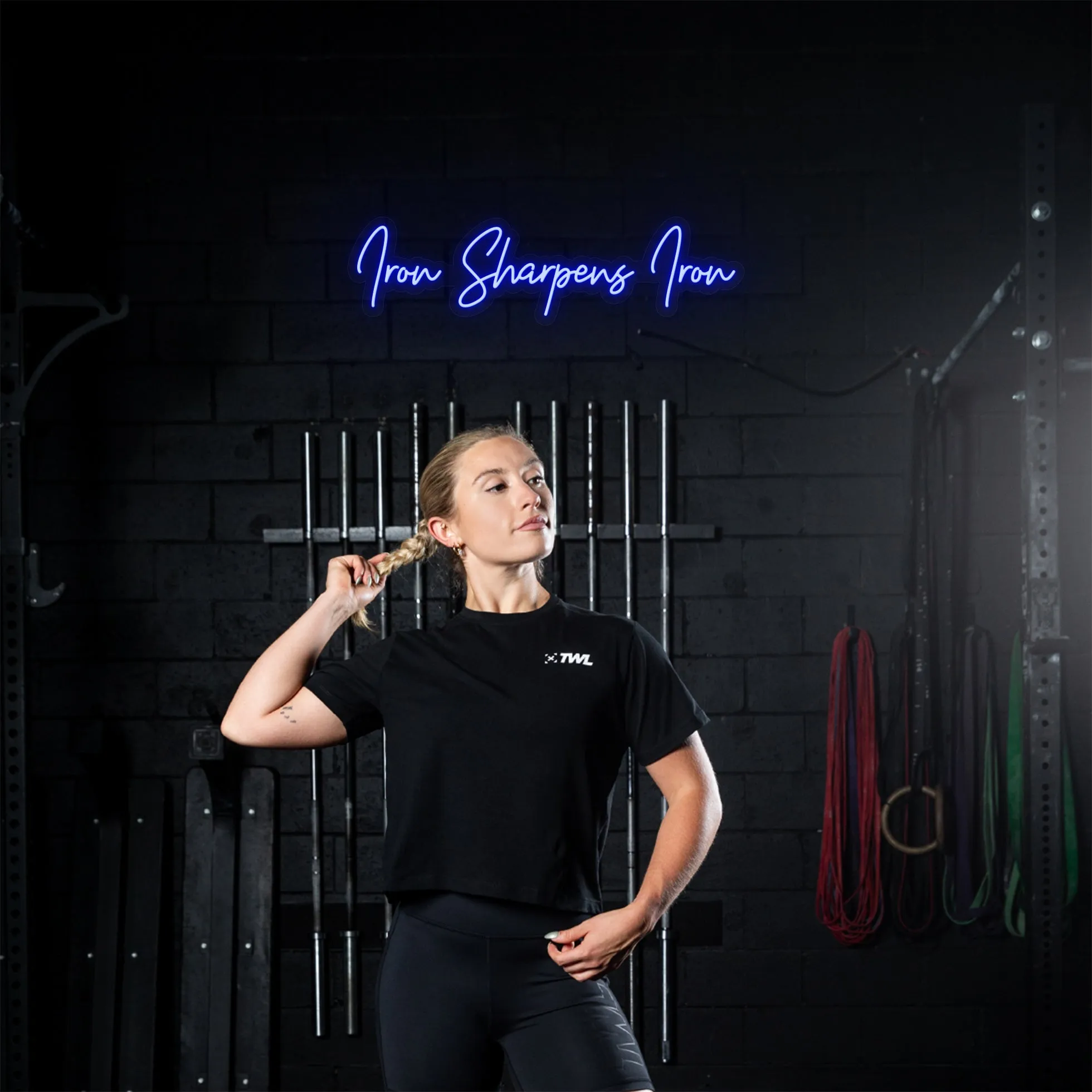 Iron Sharpens Iron LED Neon Sign - MADE TO ORDER