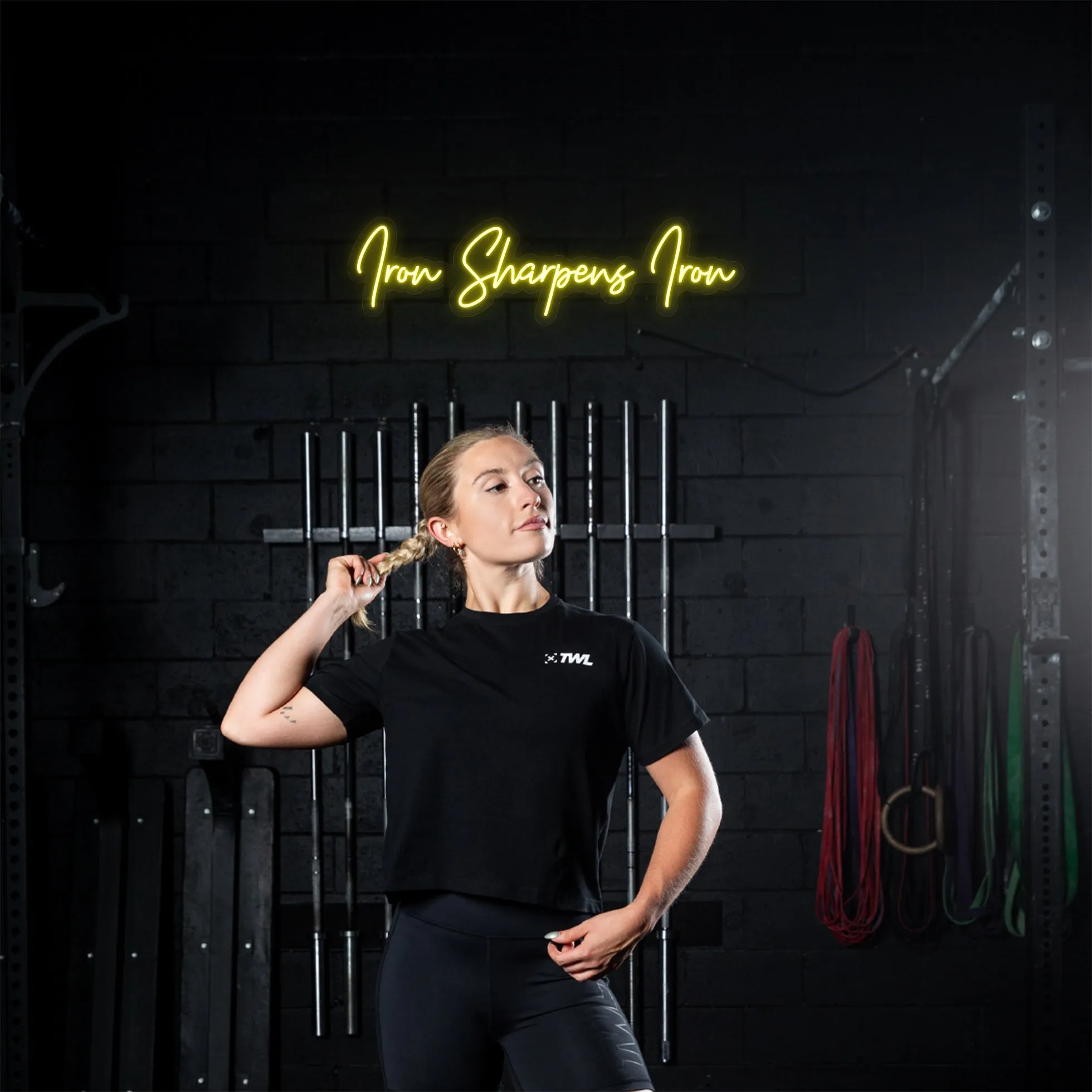 Iron Sharpens Iron LED Neon Sign - MADE TO ORDER