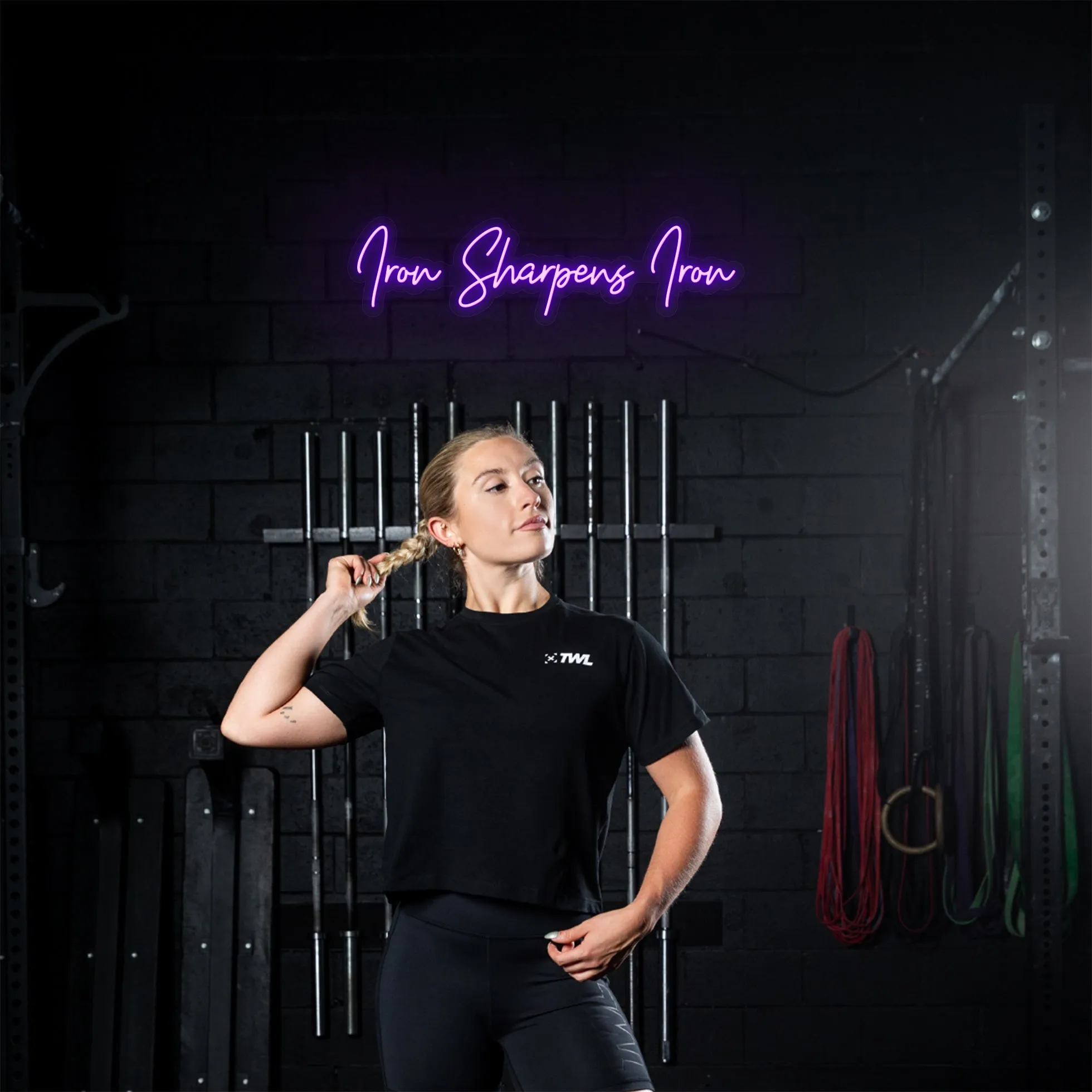 Iron Sharpens Iron LED Neon Sign - MADE TO ORDER