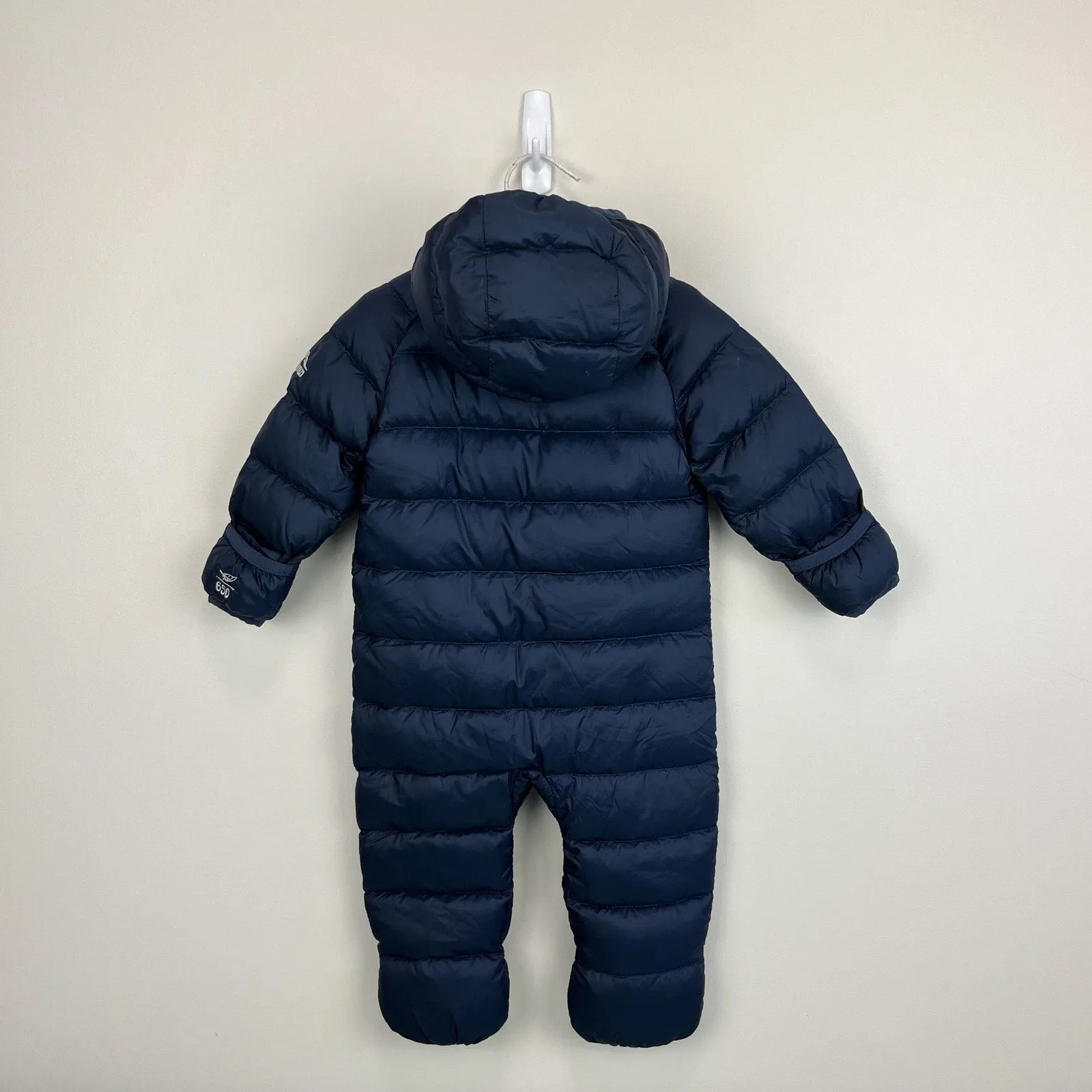 L.L. Bean Infants' Ultralight 650 Down Bunting Carbon Navy 3-6 Months