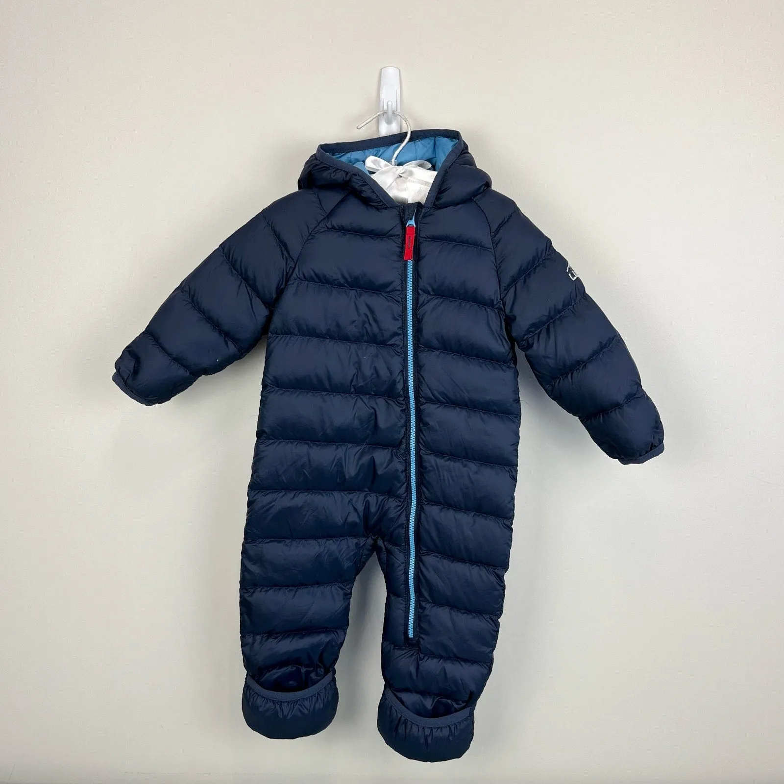 L.L. Bean Infants' Ultralight 650 Down Bunting Carbon Navy 3-6 Months