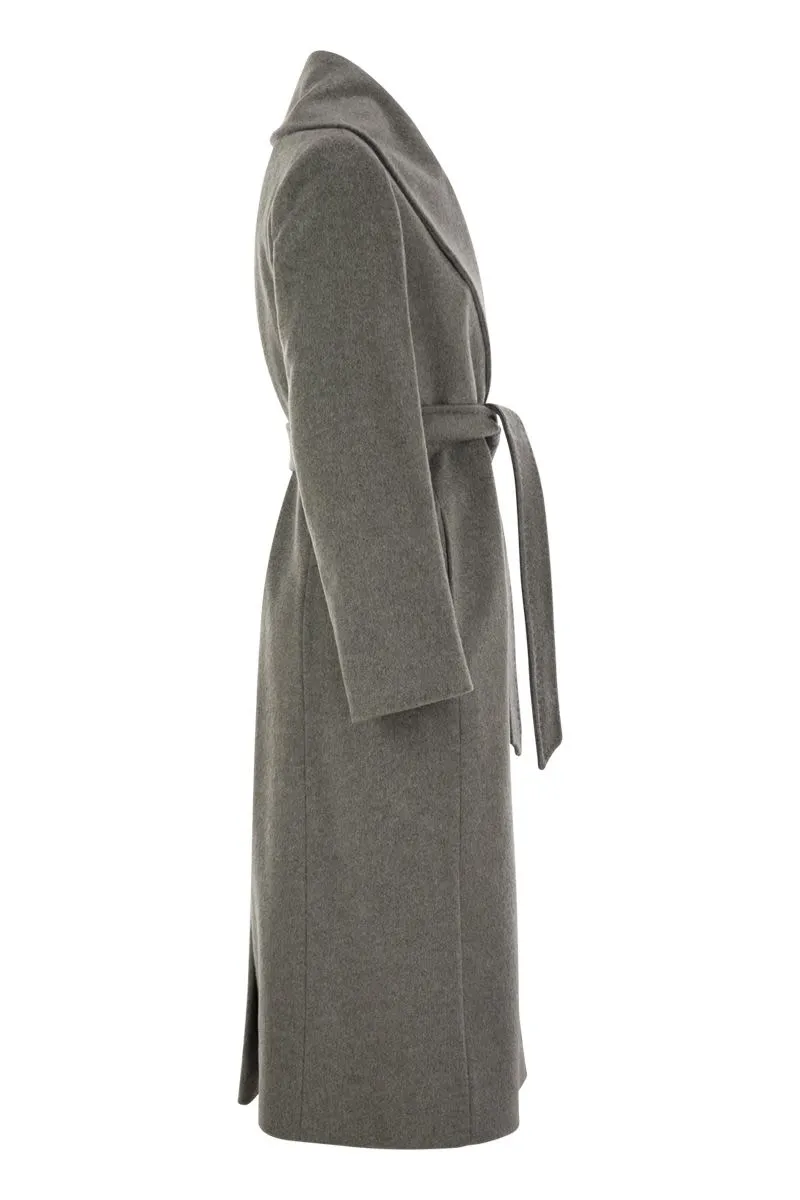 LORIANA - WOOL DRAP COAT