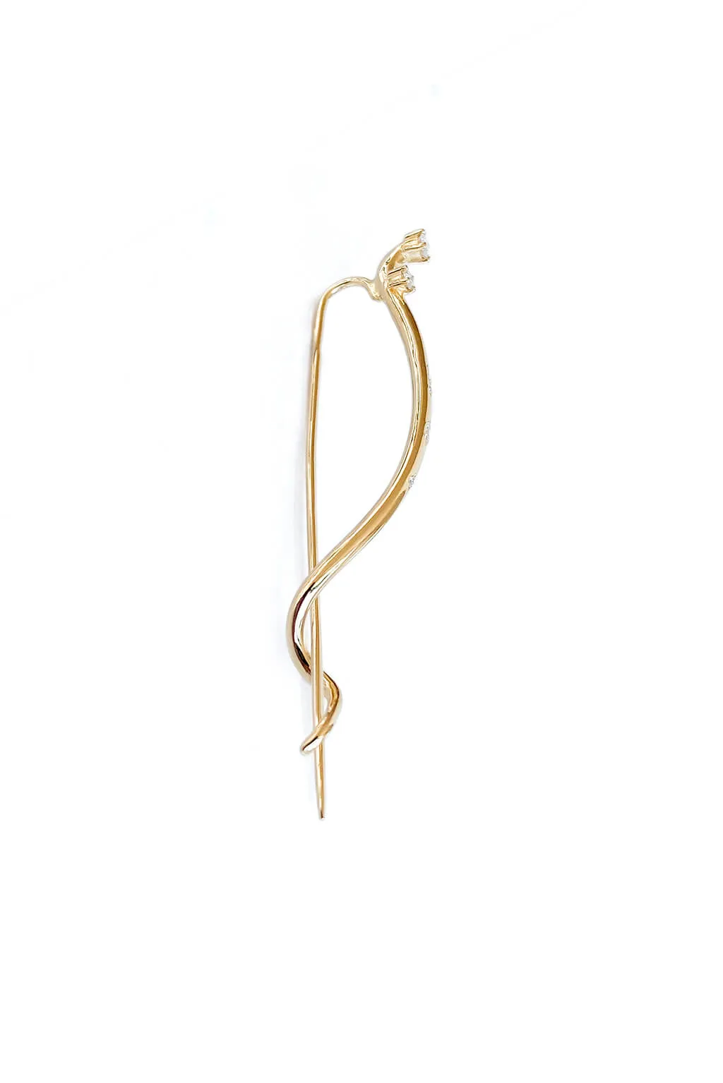 Miki gold earring