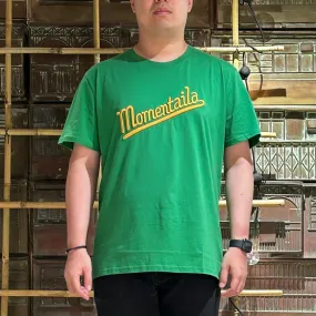 Momentaila Embroidered Tee, Apple Green