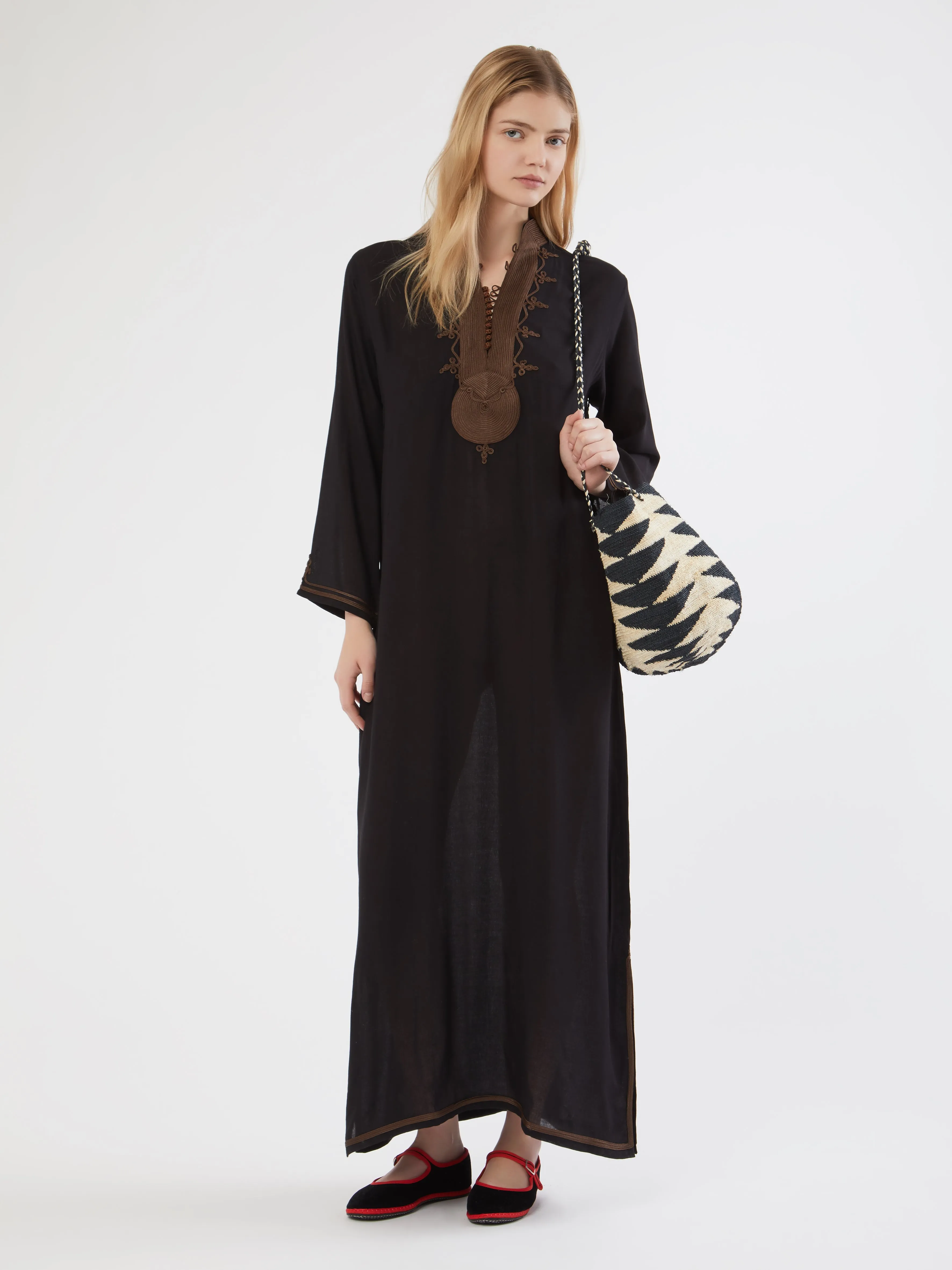 Moroccan Aziza cotton kaftan