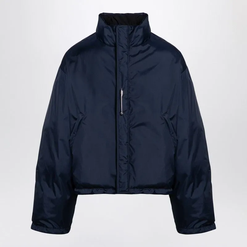PUFFER LOOP SPORTS ICON REVERSIBLE BLACK/BLUE DOWN JACKET