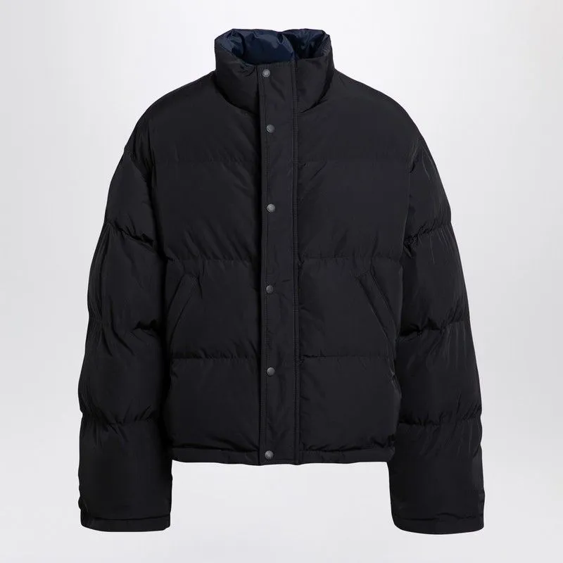 PUFFER LOOP SPORTS ICON REVERSIBLE BLACK/BLUE DOWN JACKET