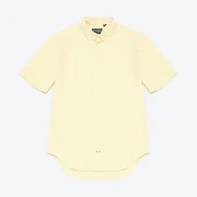 Seersucker Short Sleeve Oxford Shirt - Yellow