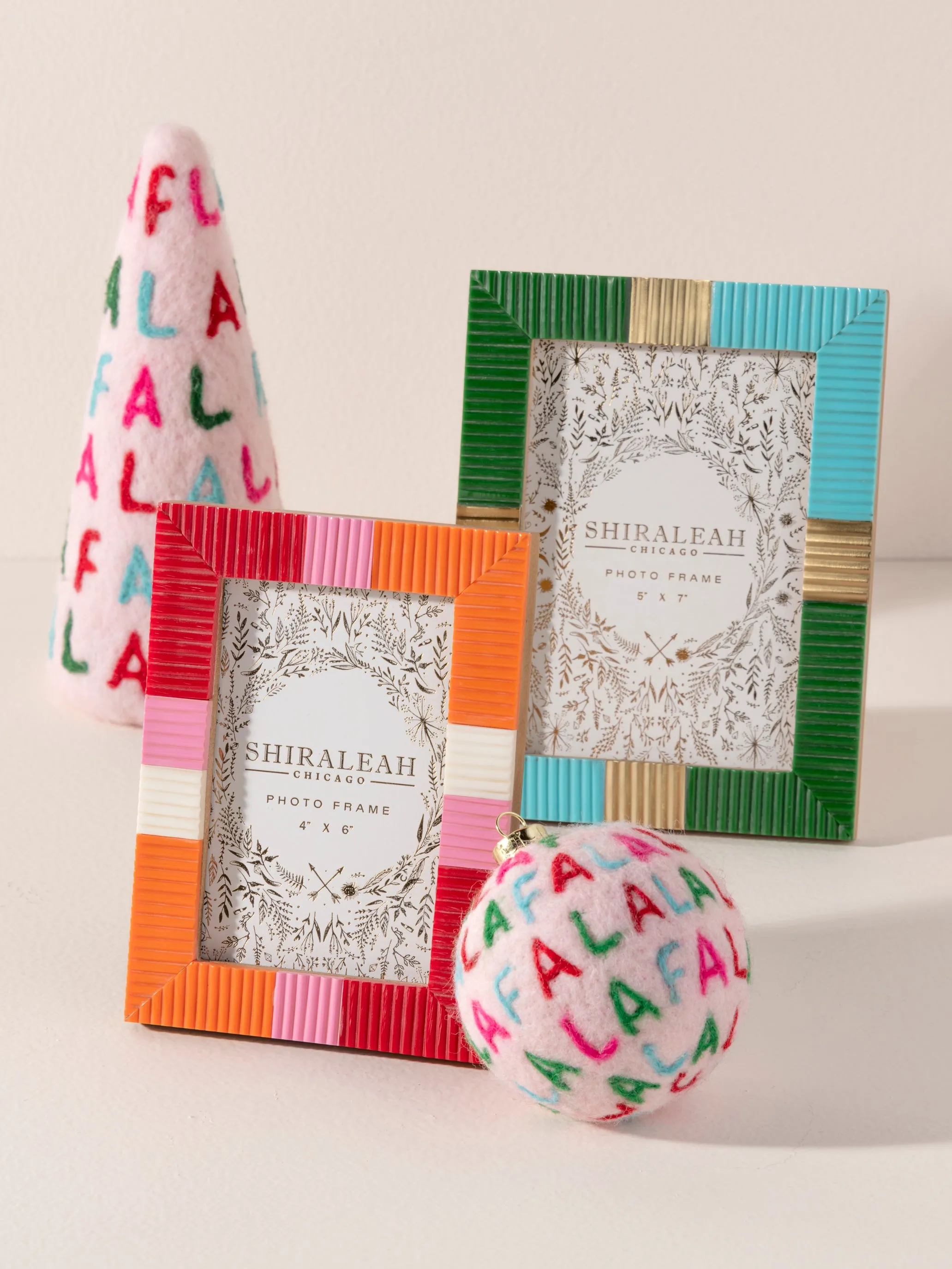 Shiraleah "Joy" Assorted Set Of 6 Ornaments, Multi