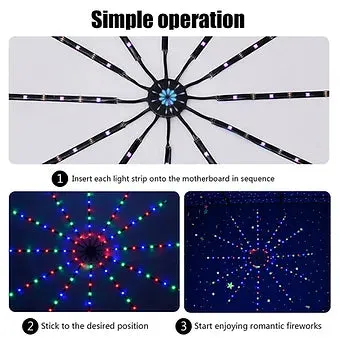 Smart Firework Lights with Remote/APP Control