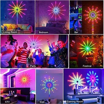 Smart Firework Lights with Remote/APP Control