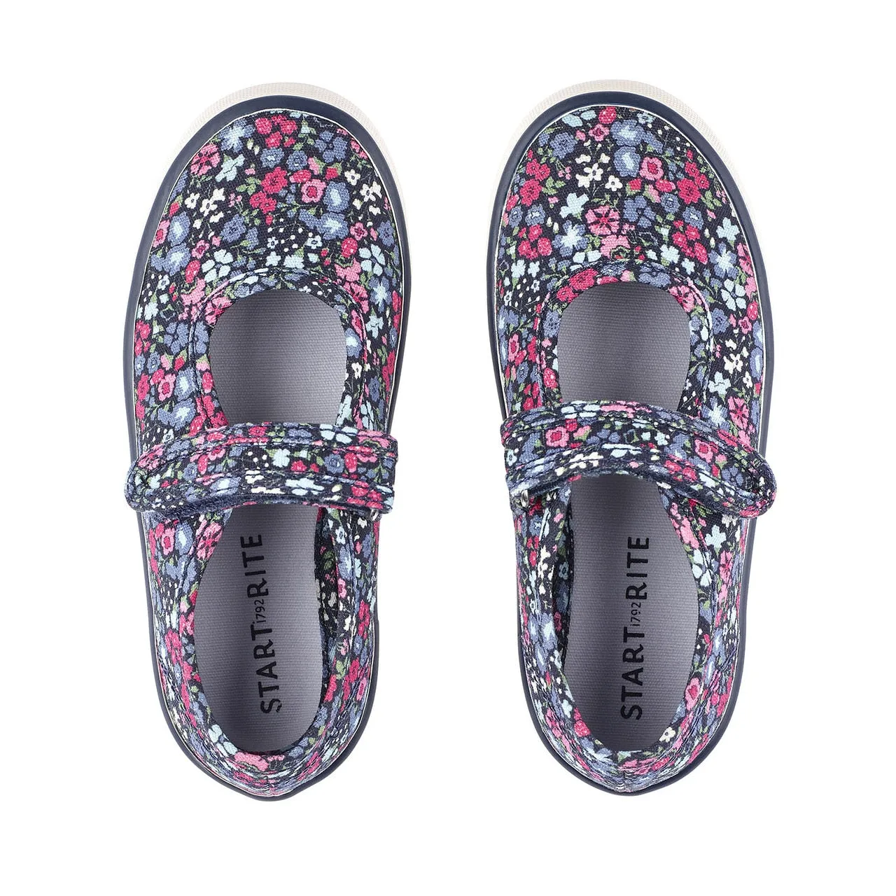 Start-Rite Blossom Blue Canvas