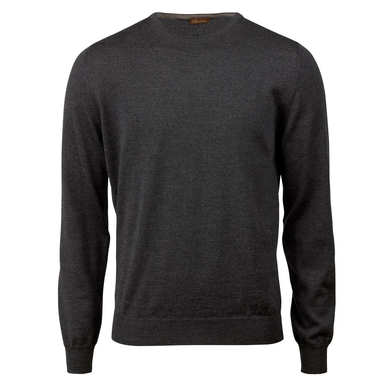 Stenstrom Grey Merino Crew Neck