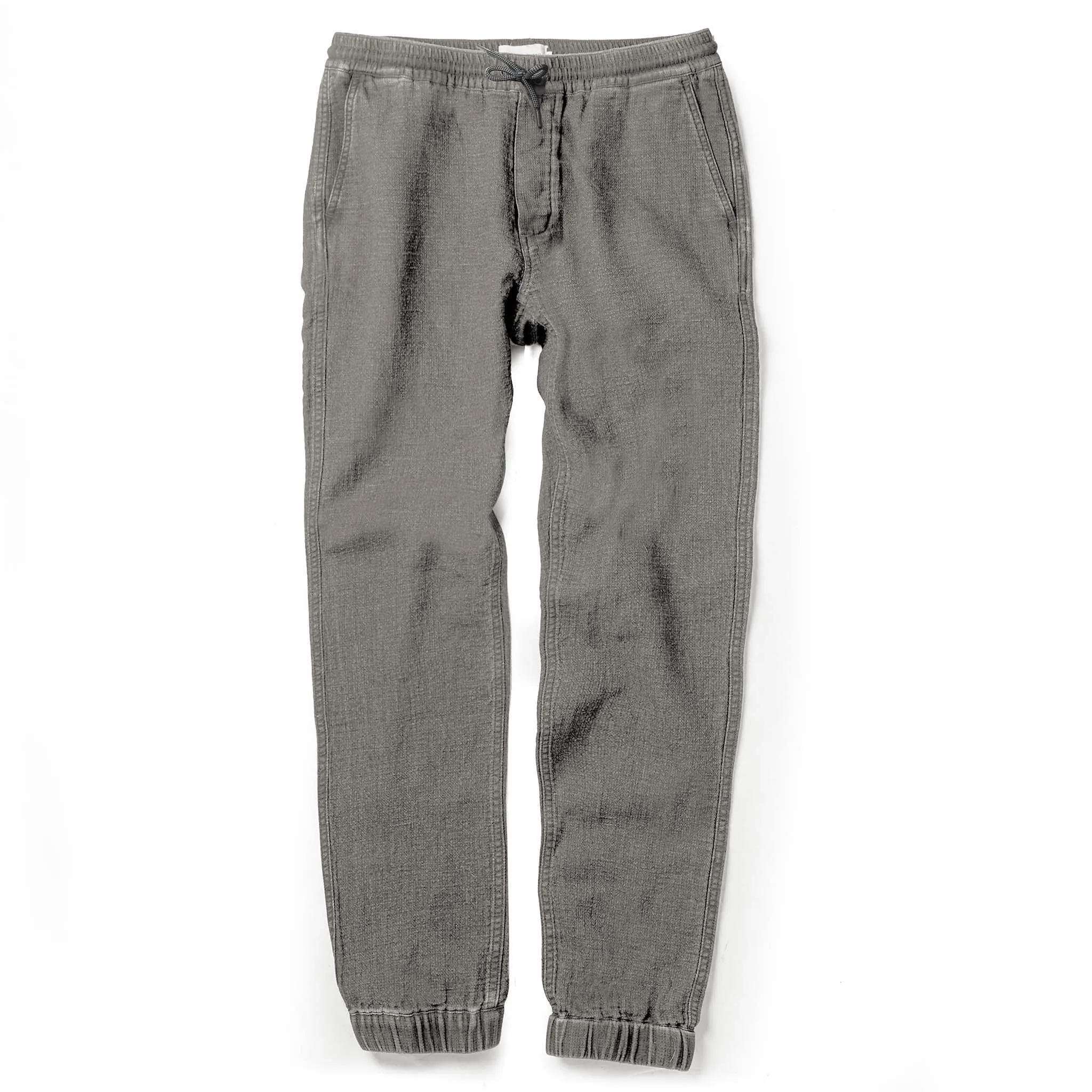 The Apres Pant in Charcoal Double Cloth ('21)