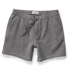 The Apres Short in Charcoal Waffle