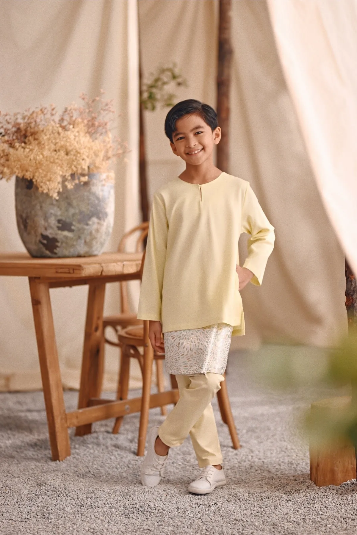 The Bayu Kurta - Baby Yellow