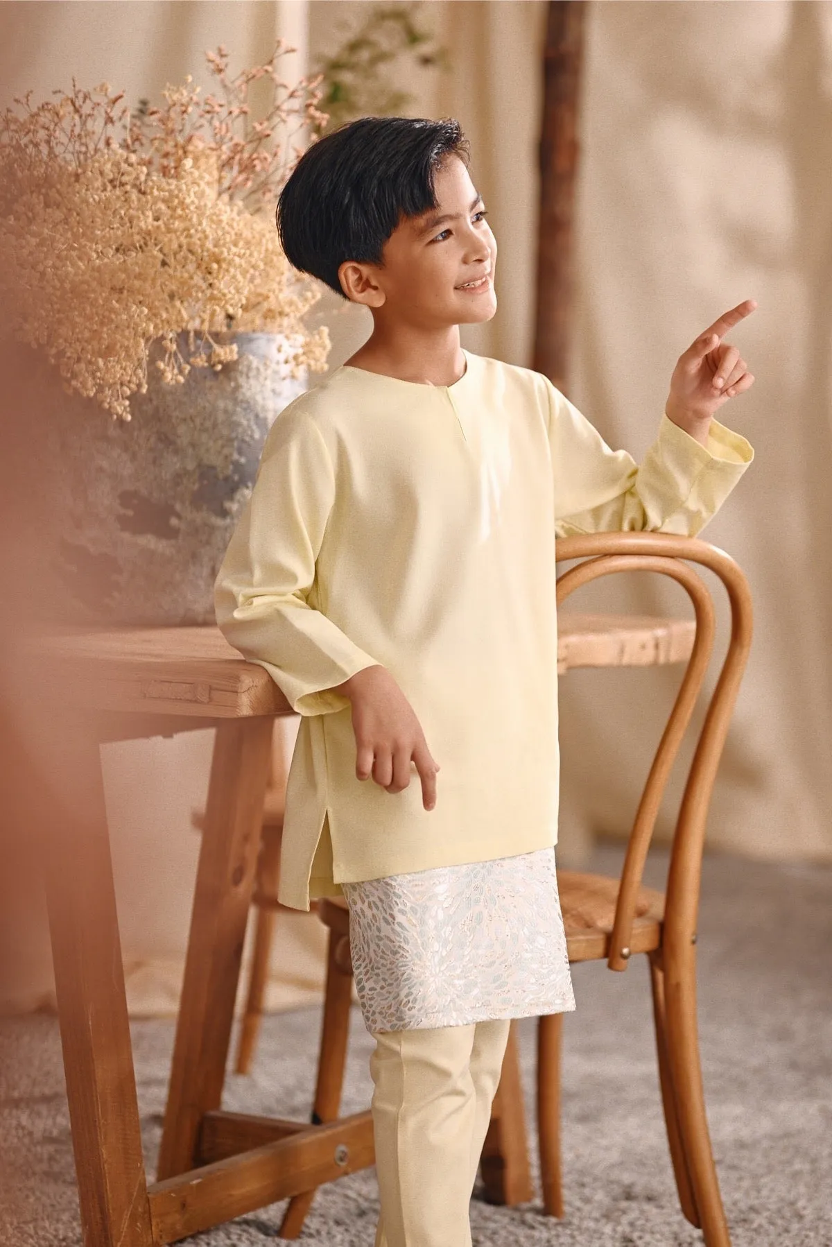 The Bayu Kurta - Baby Yellow