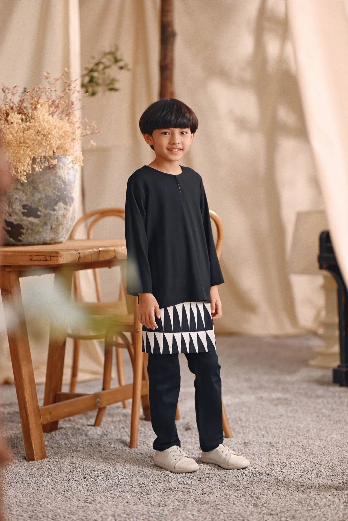 The Bayu Kurta - Black
