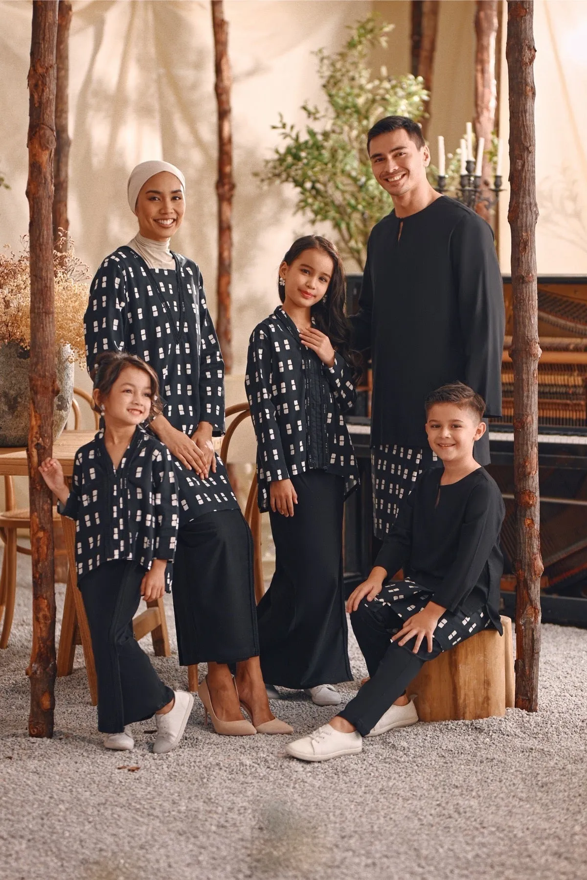 The Bayu Kurta - Black
