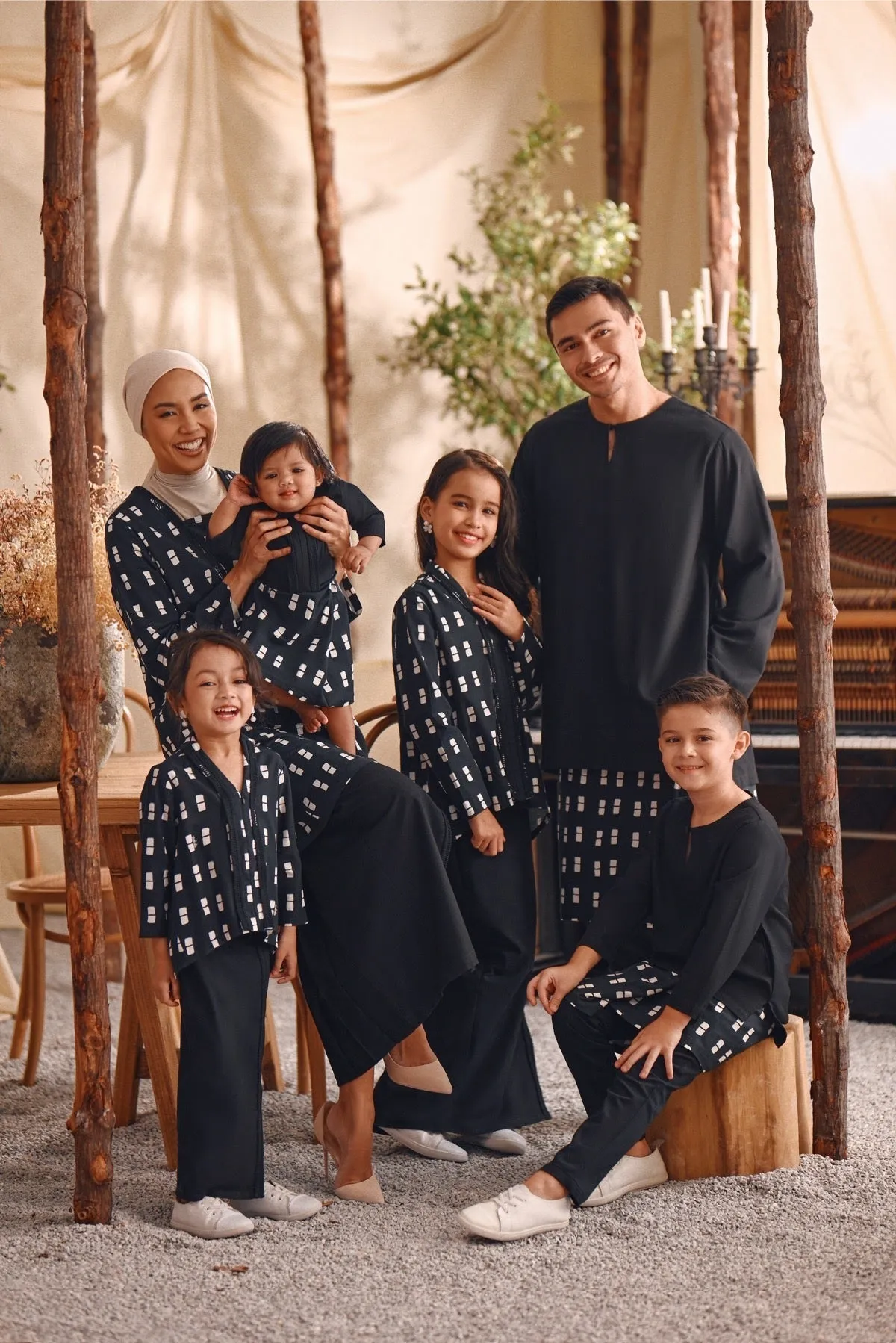 The Bayu Kurta - Black