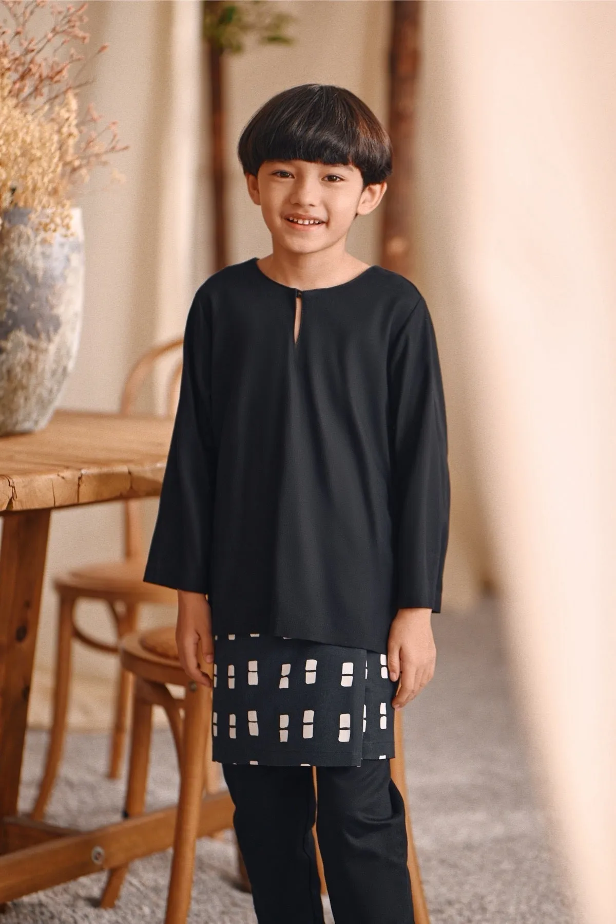 The Bayu Kurta - Black
