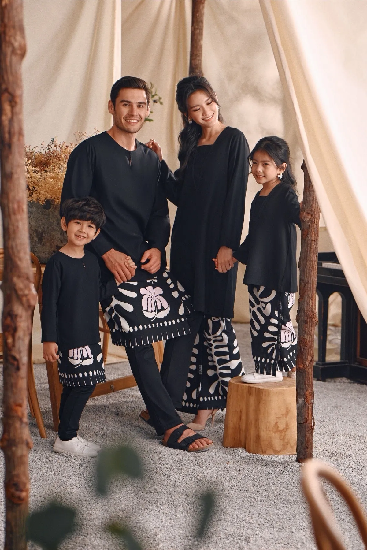 The Bayu Kurta - Black