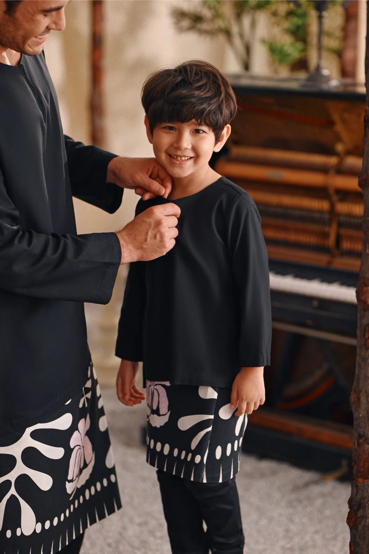 The Bayu Kurta - Black