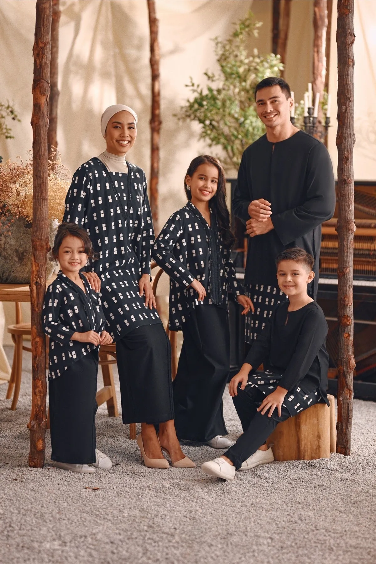 The Bayu Kurta - Black