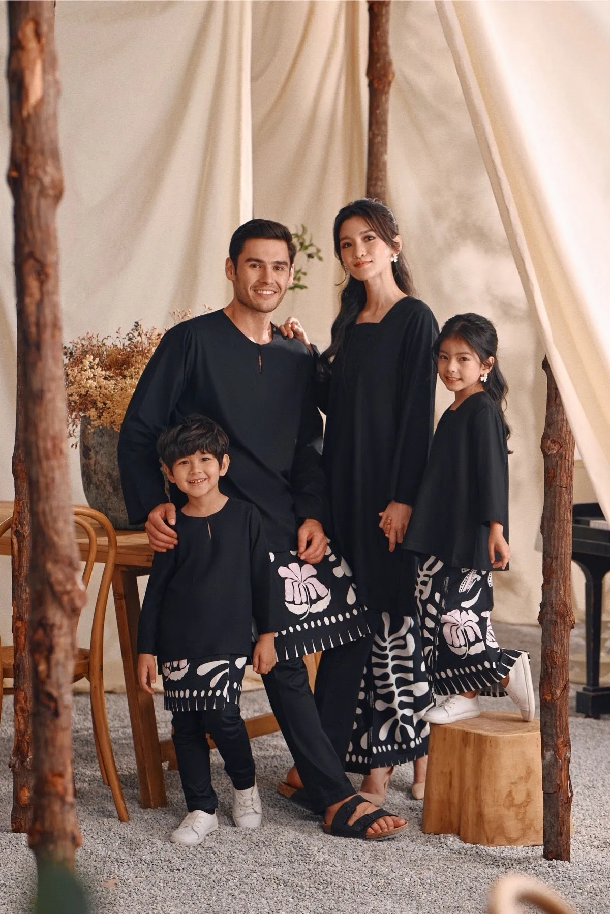 The Bayu Kurta - Black
