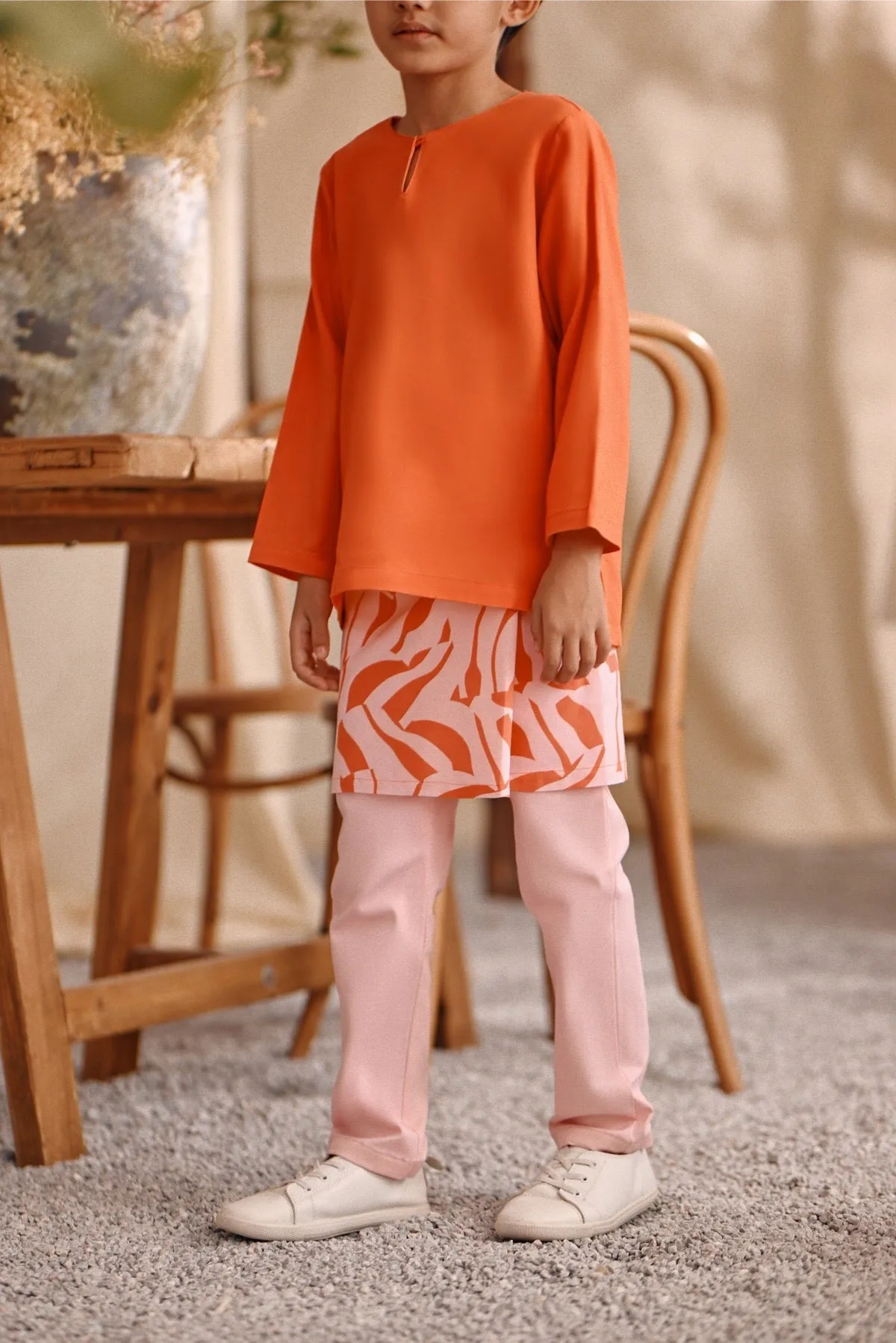 The Bayu Kurta - Orange