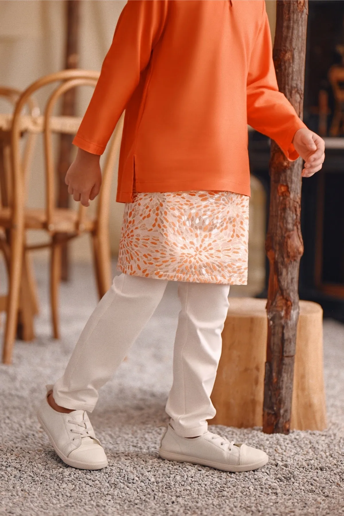 The Bayu Kurta - Orange