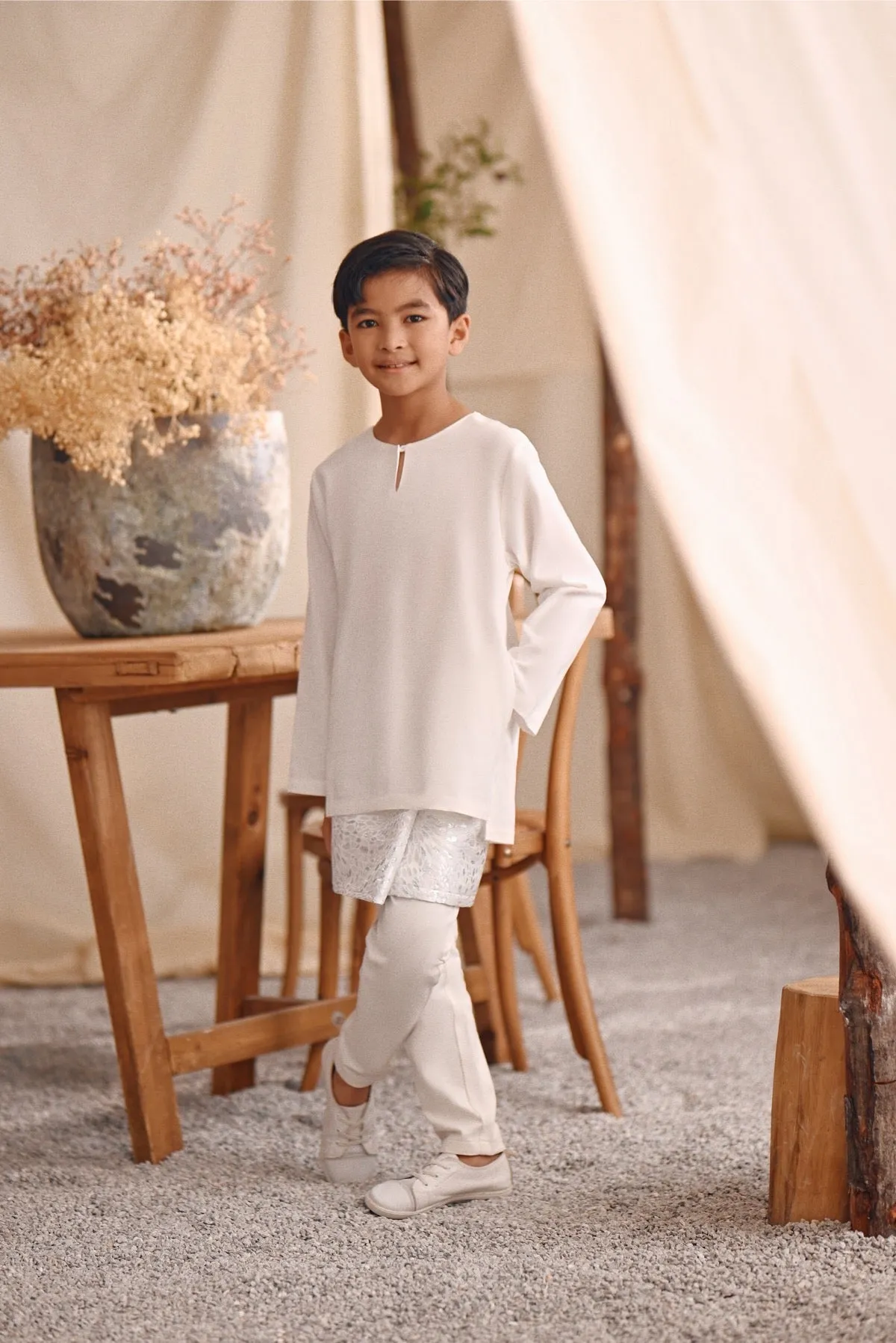 The Bayu Kurta - White