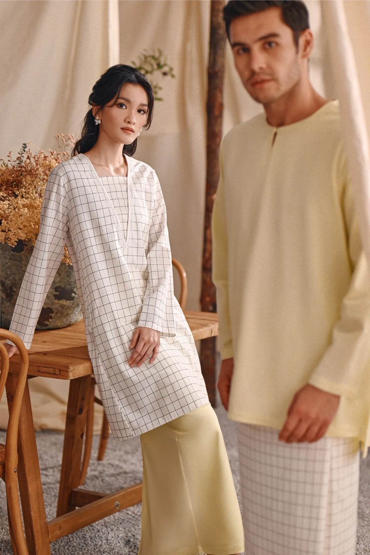 The Bayu Men Kurta - Baby Yellow