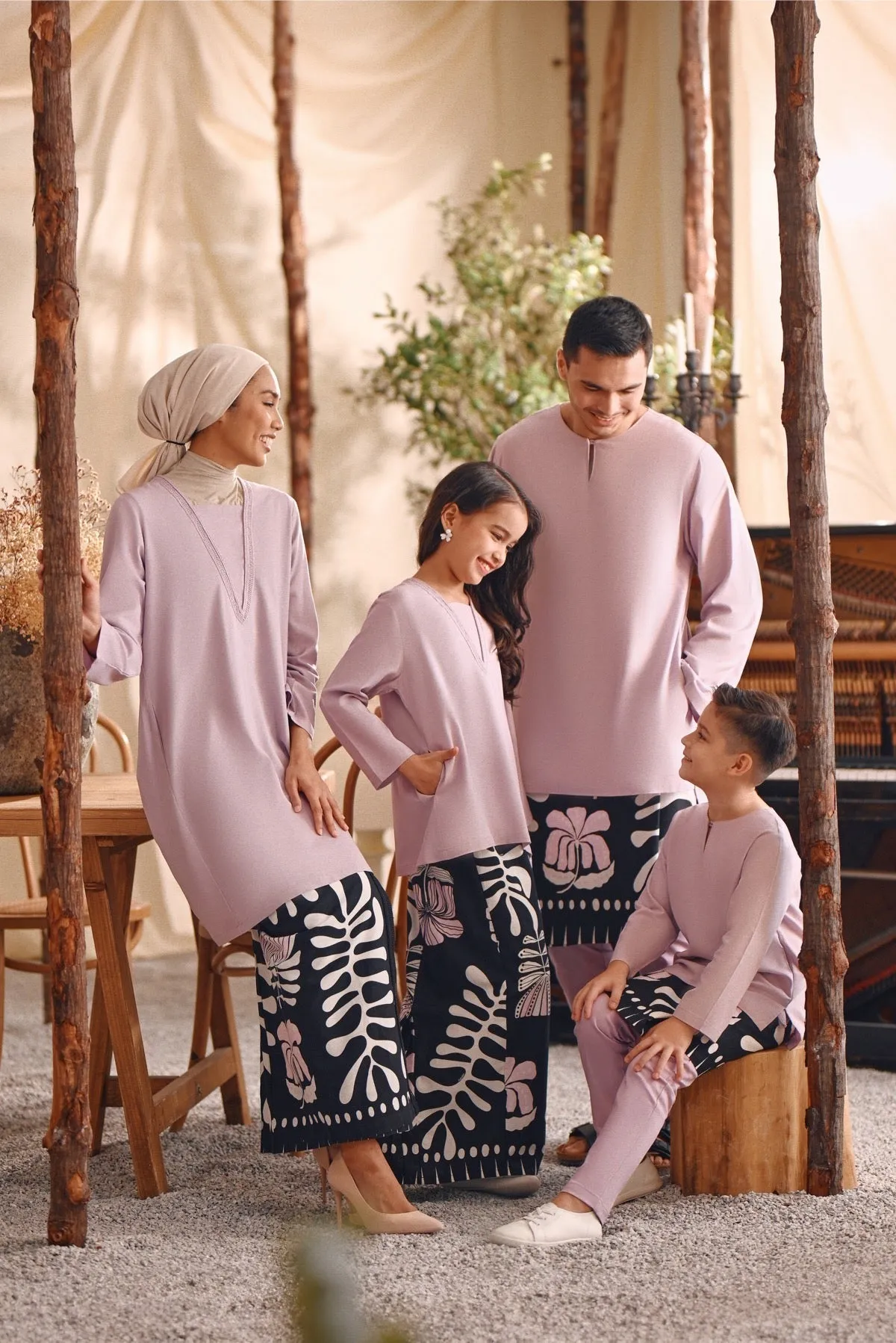The Bayu Men Kurta - Lavender