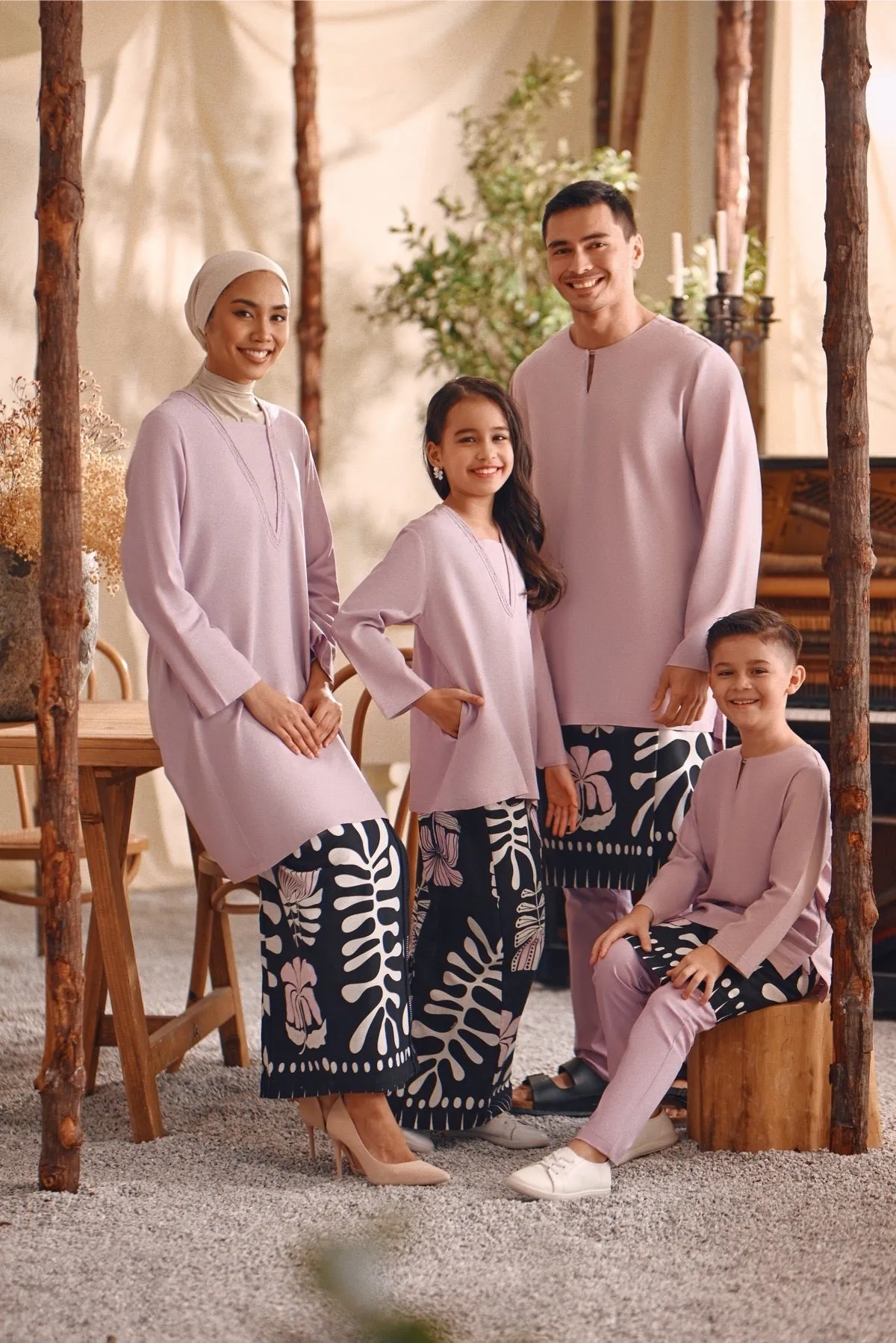 The Bayu Men Kurta - Lavender