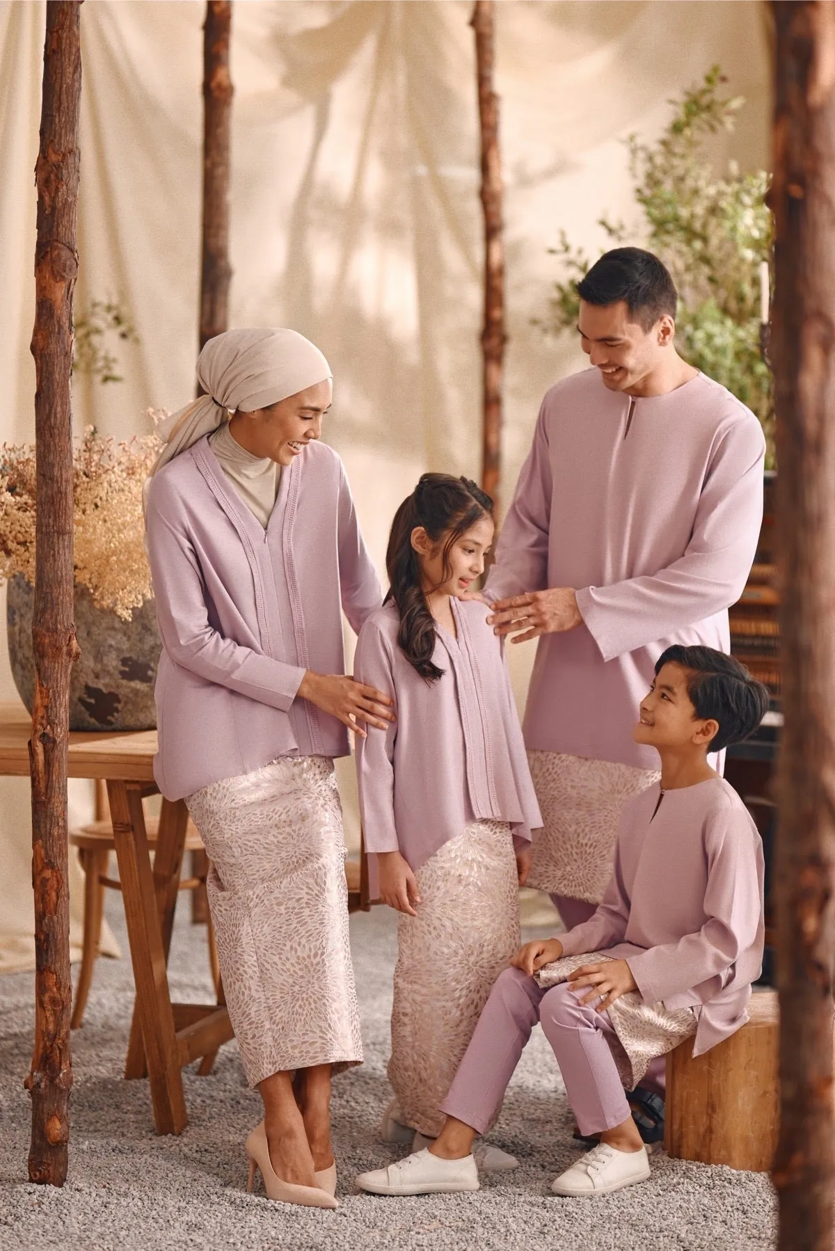 The Bayu Men Kurta - Lavender