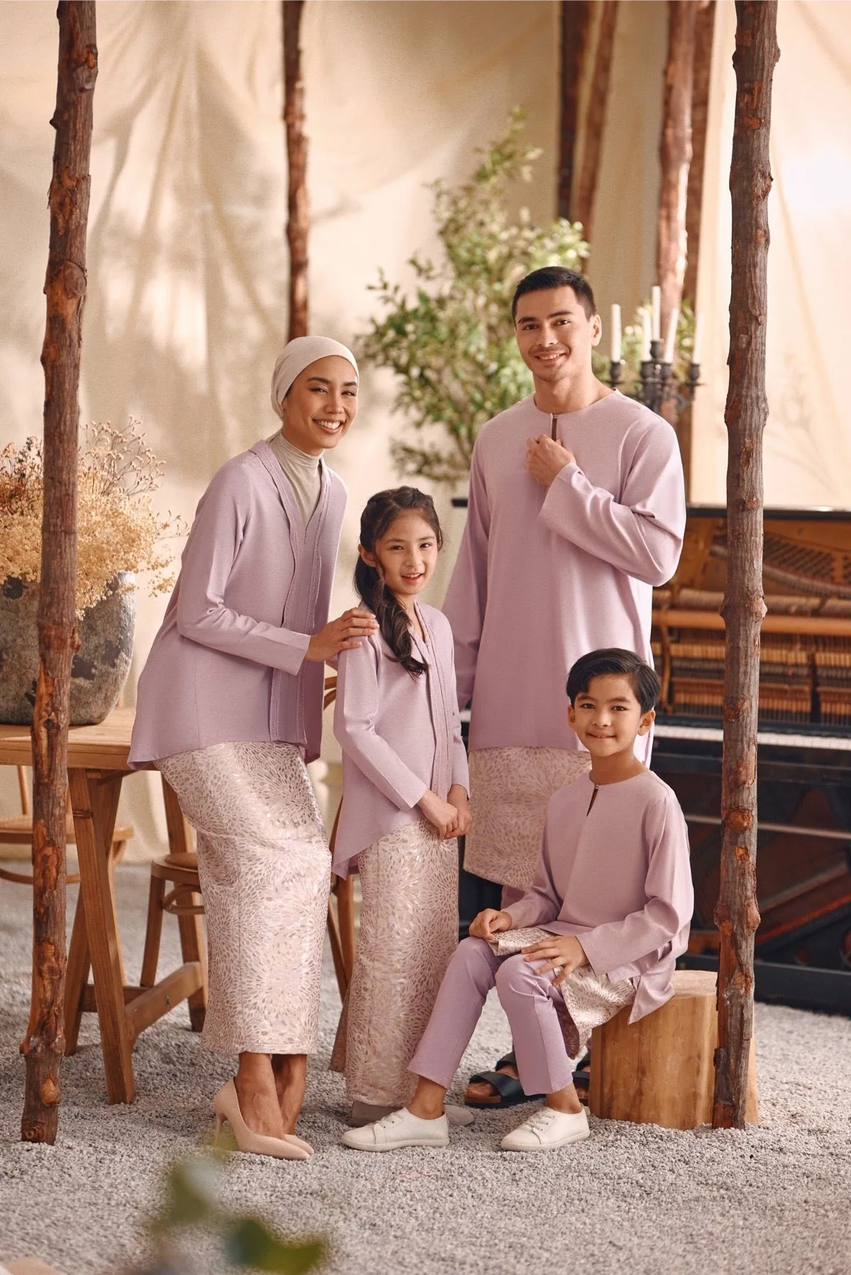 The Bayu Men Kurta - Lavender