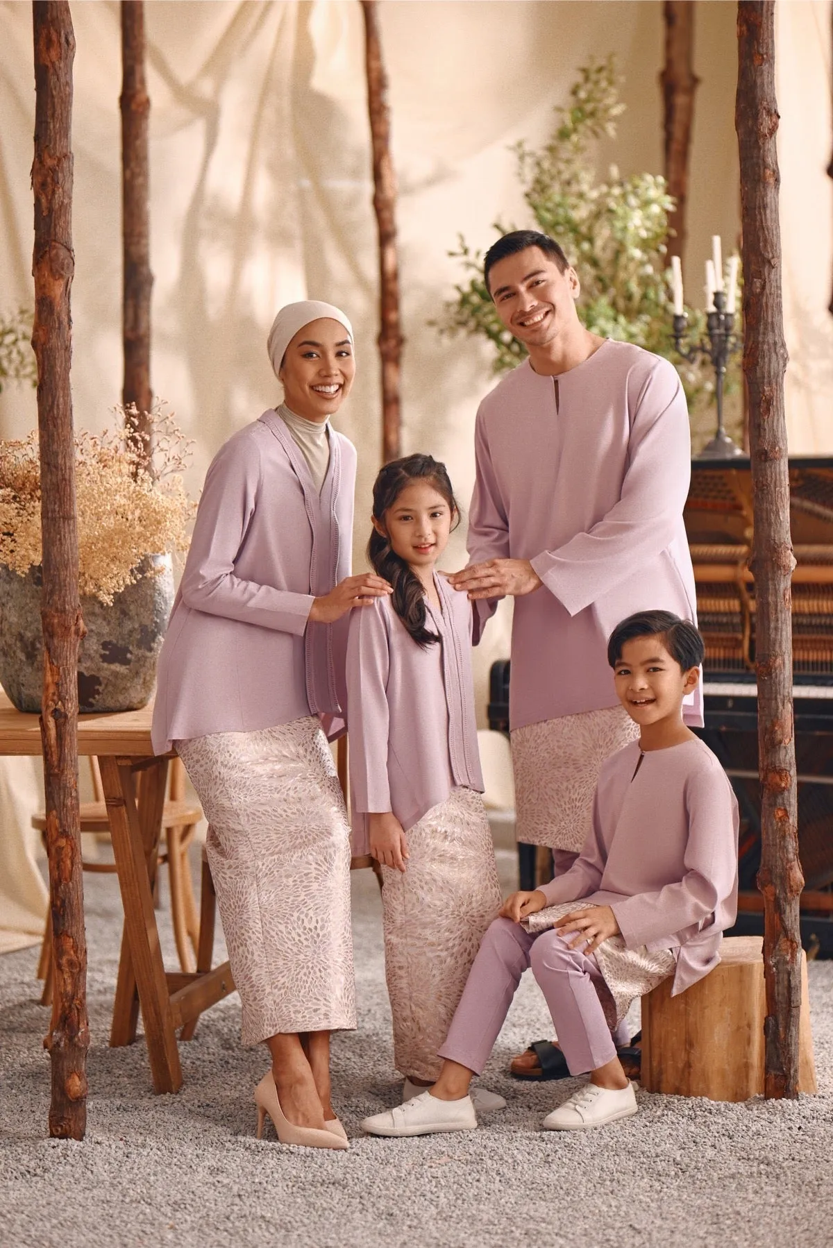 The Bayu Men Kurta - Lavender